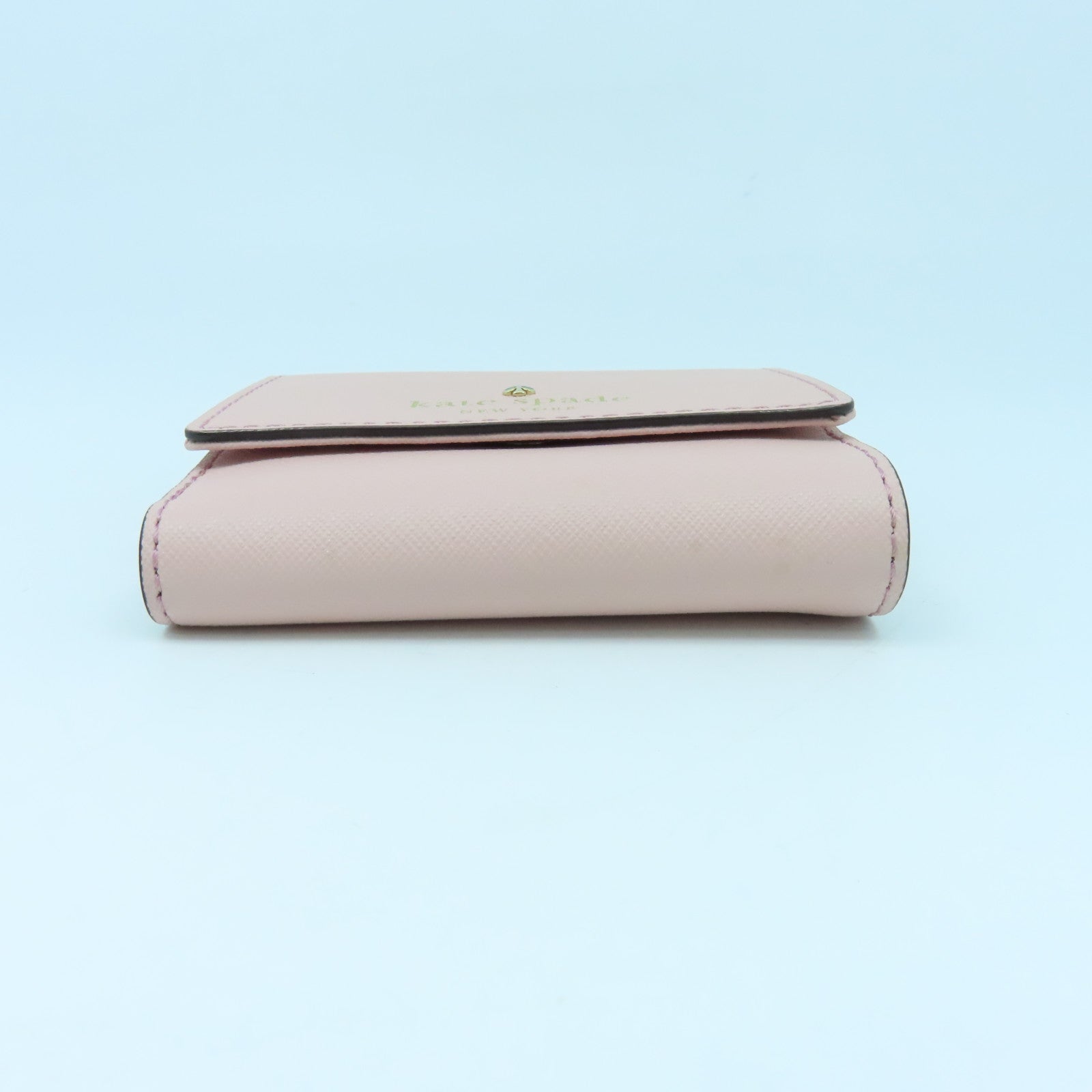 Kate Spade 牛皮皮革Wallet金扣錢包粉紅色