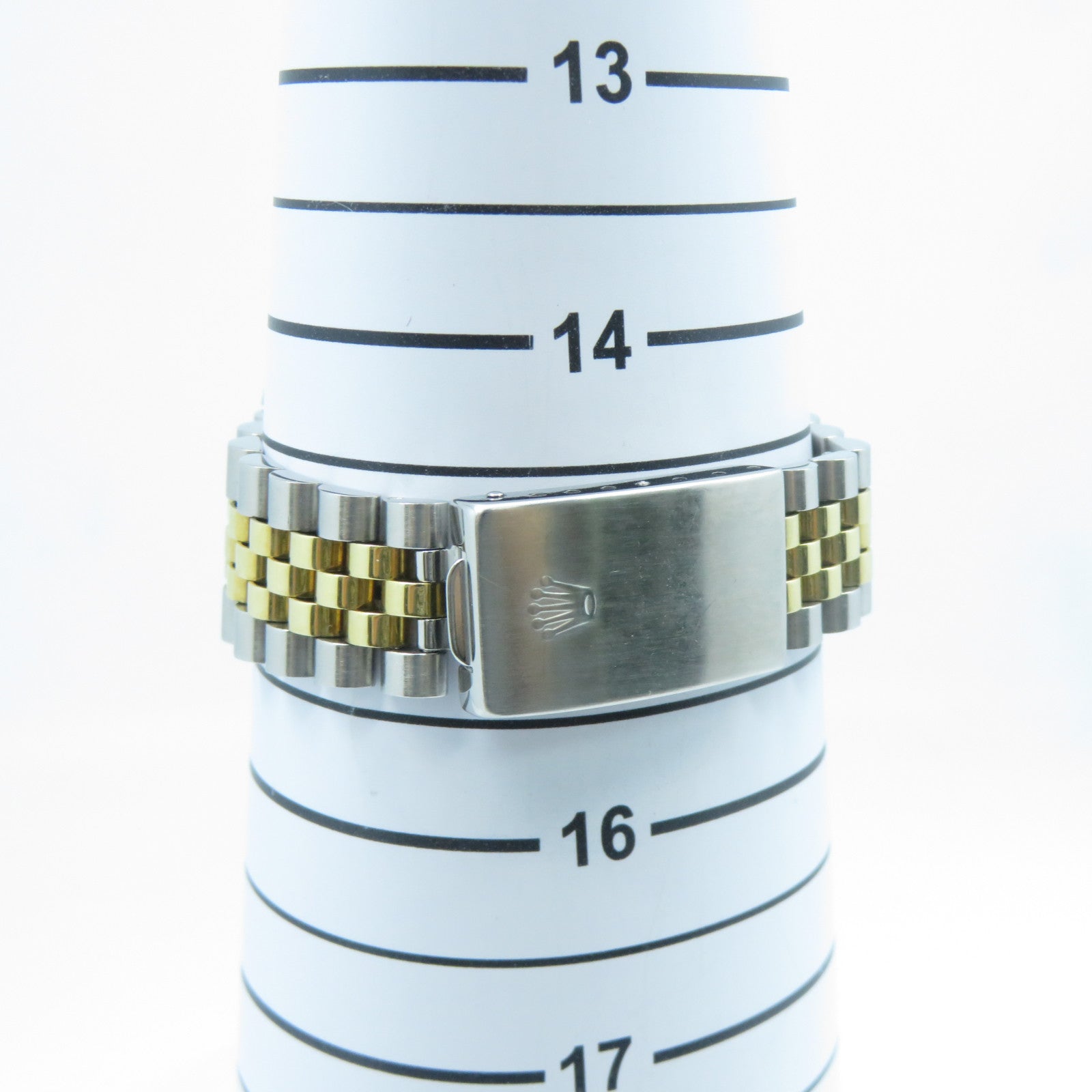 ROLEX 18K黃金Datejust 36mm不鏽鋼手錶自動機芯黑色