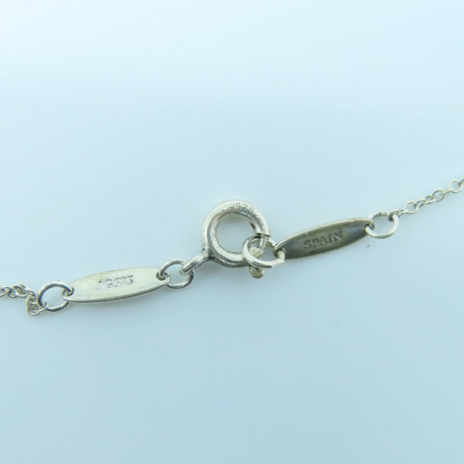 TIFFANY&amp;CO 925 Sterling Silver Heart Necklace Necklace Silver