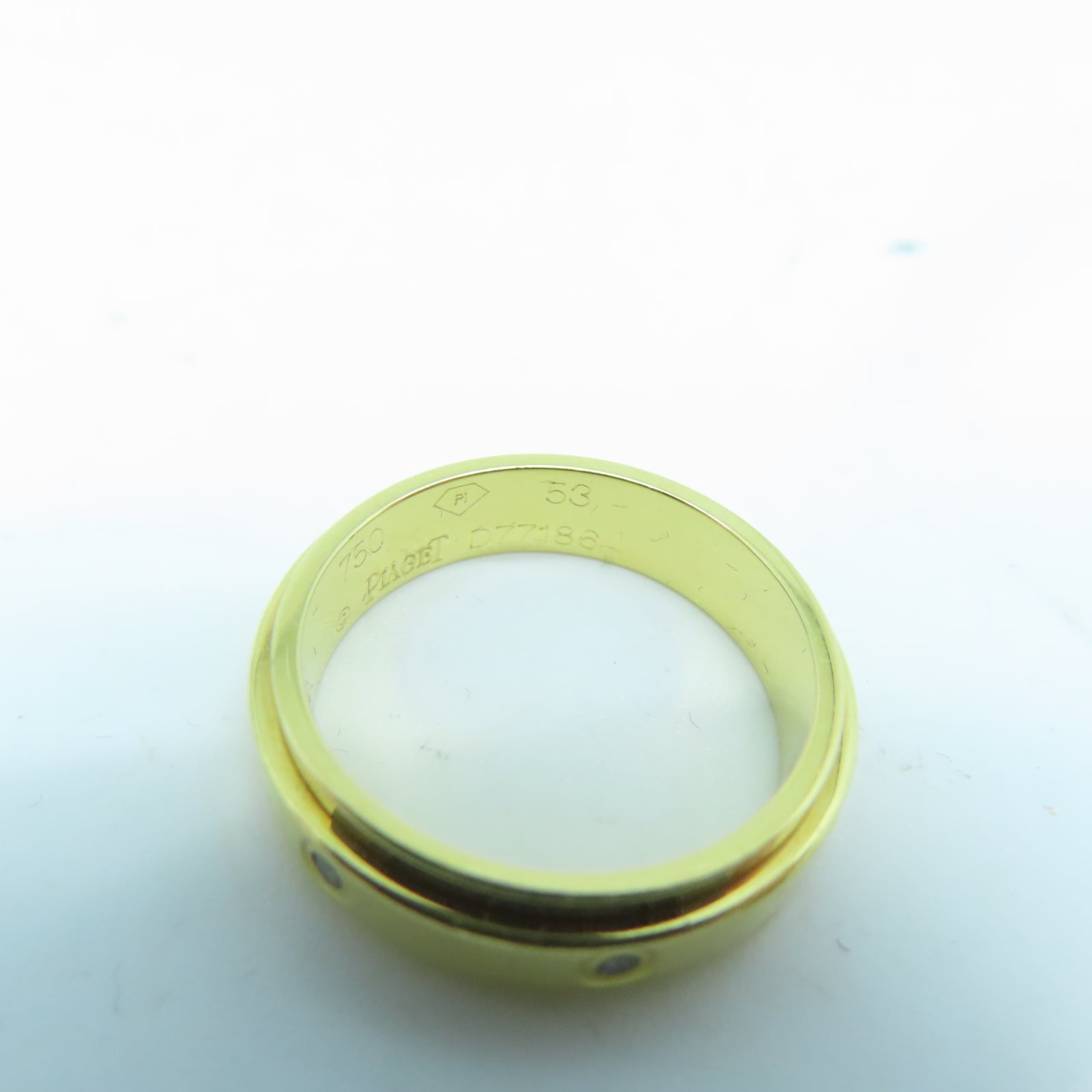 PIAGET 18K黃金Diamond Ring戒指US#6/PIAGET#53