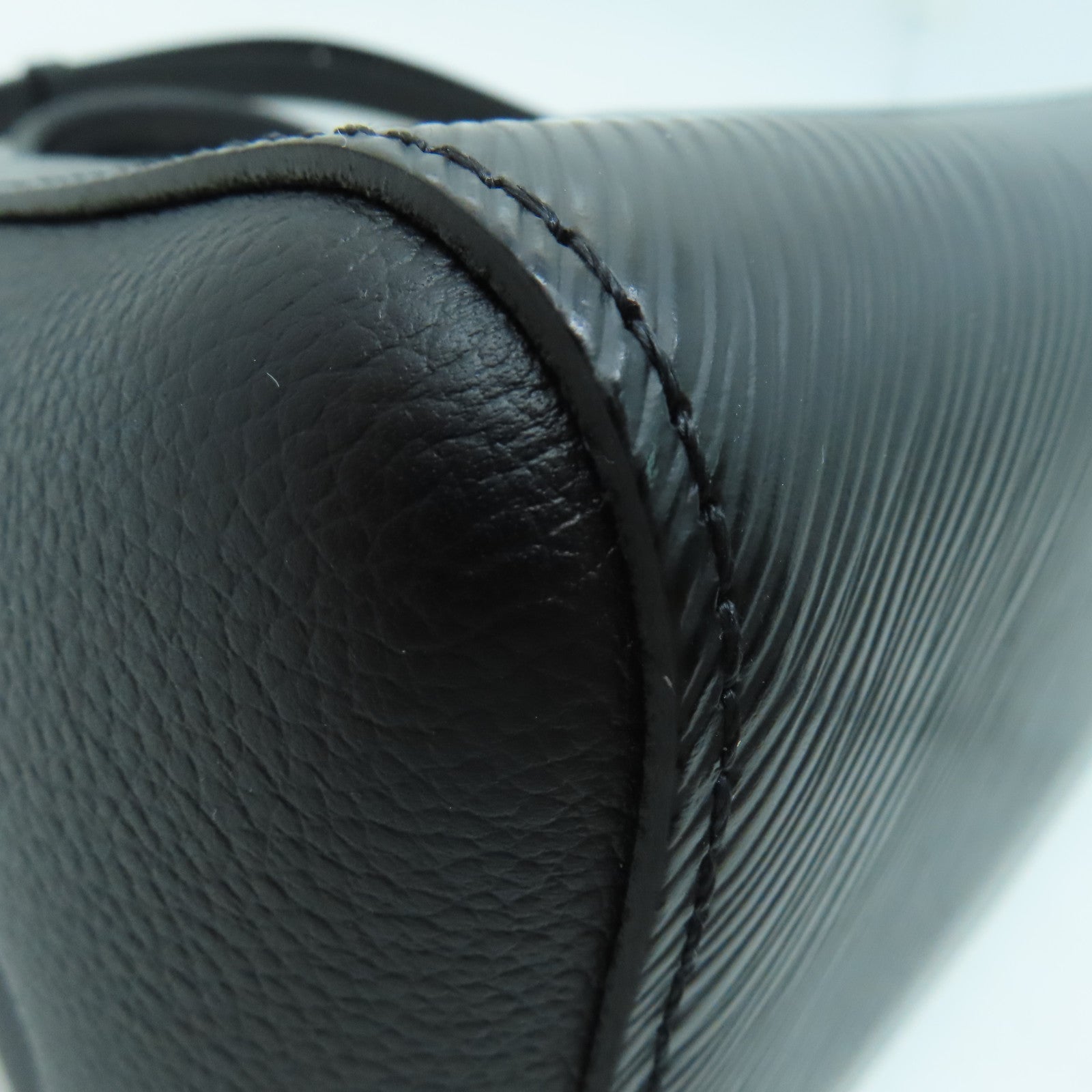 LOUIS VUITTON Epi Marelle MM銀扣手挽肩背兩用袋黑色/粉紅色