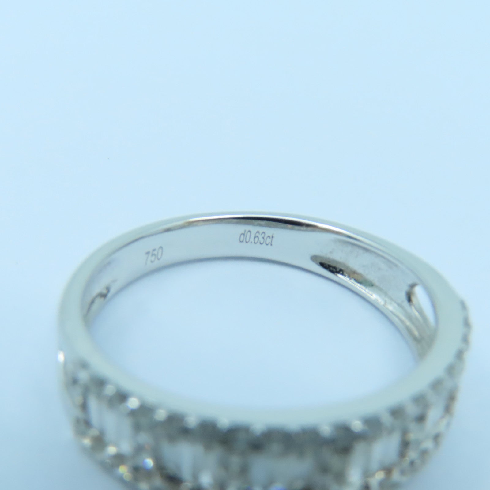 JEWELRY 18K白金Diamond Ring0.63ct鑽石戒指US#6.5