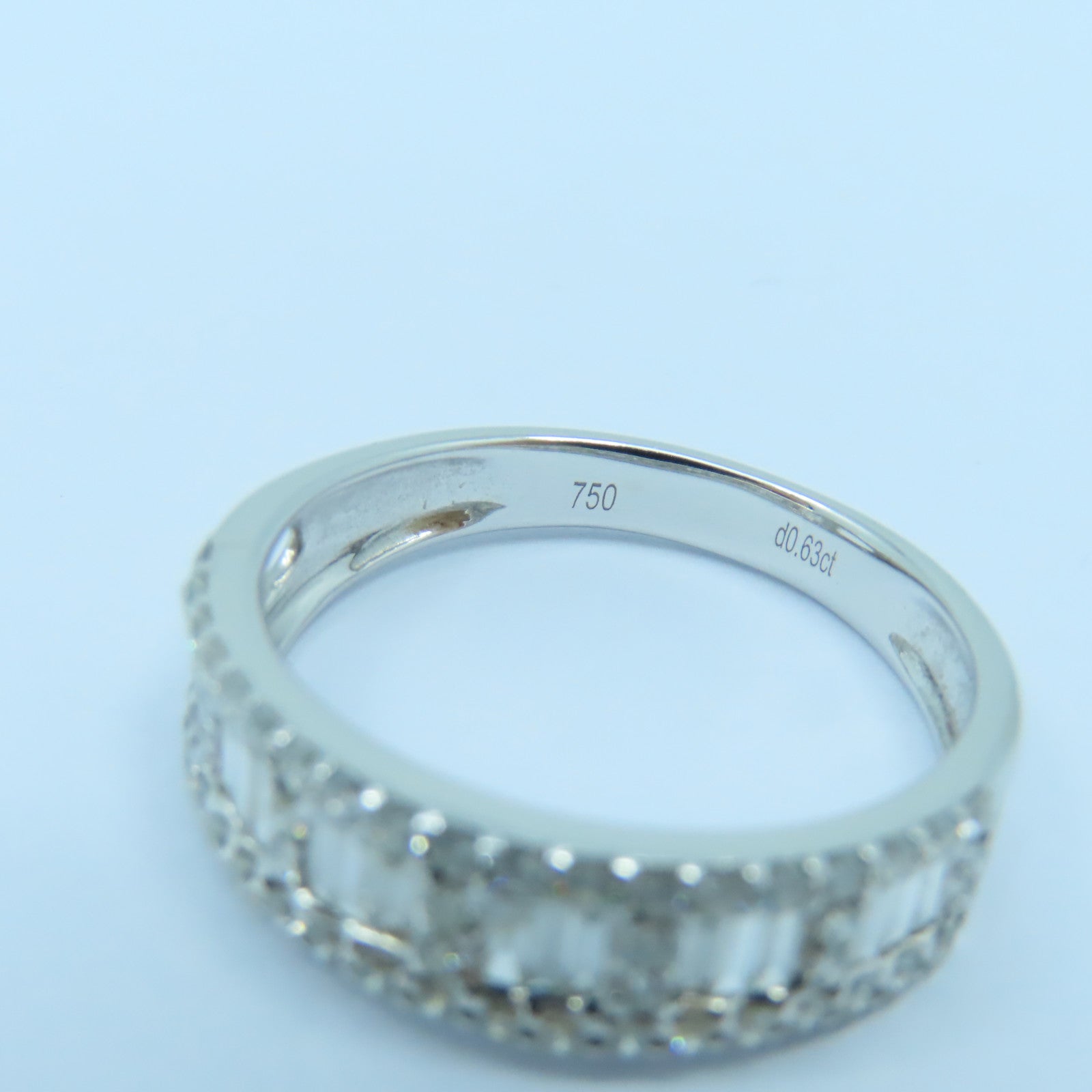 JEWELRY 18K白金Diamond Ring0.63ct鑽石戒指US#6.5
