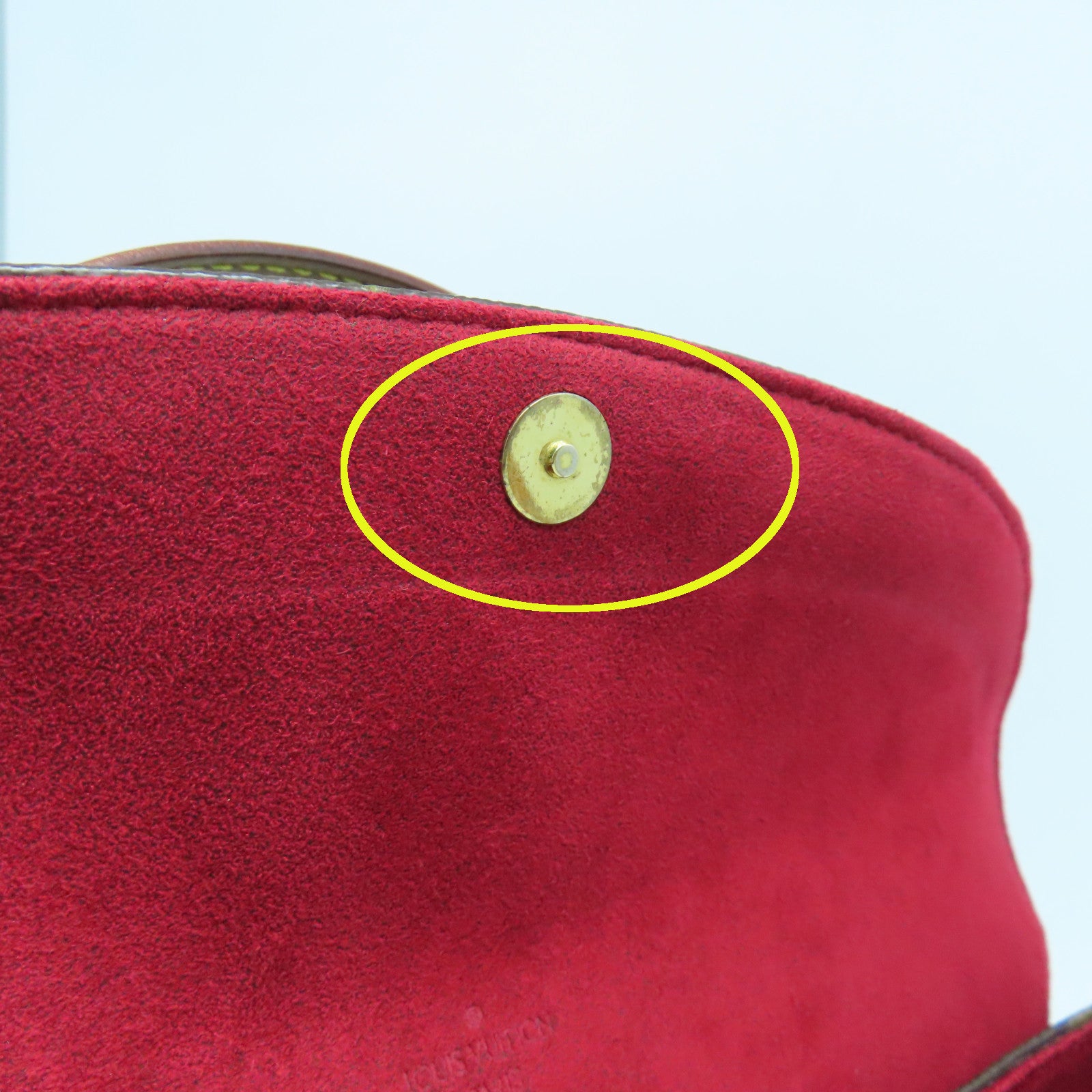 LOUIS VUITTON Monogram Sonatine金扣手挽袋啡色