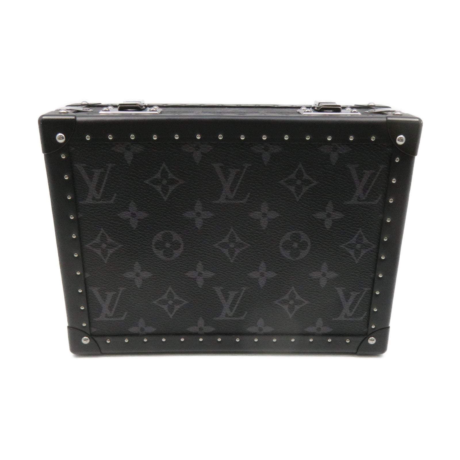 LOUIS VUITTON Mono Eclipse Clutch Box Shoulder Bag肩背袋黑色