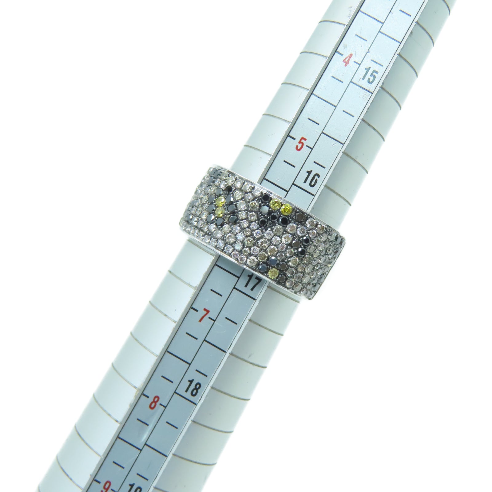 JEWELRY 750纯银Diamond 8.75g 1.16ct钻石戒指US#6