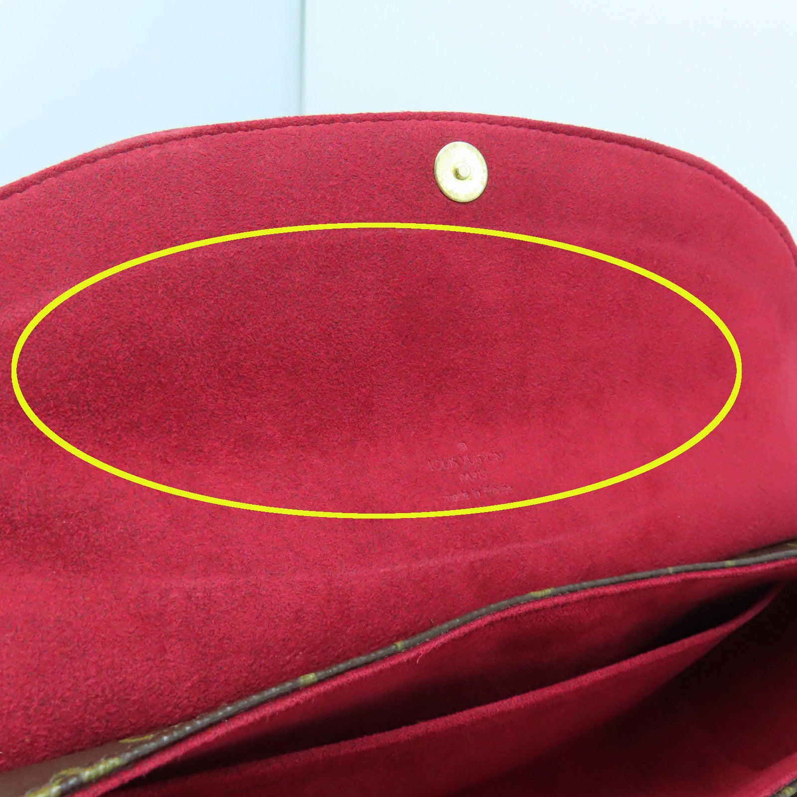 LOUIS VUITTON Monogram Sonatine金扣手挽袋啡色