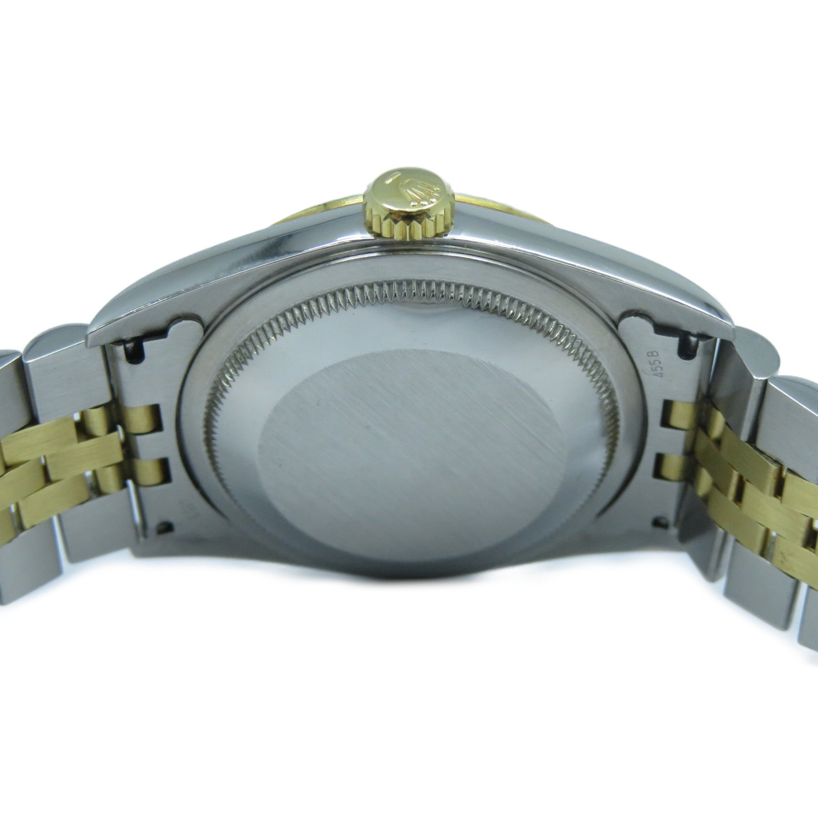 ROLEX 18K黃金Datejust 36mm不鏽鋼手錶自動機芯黑色