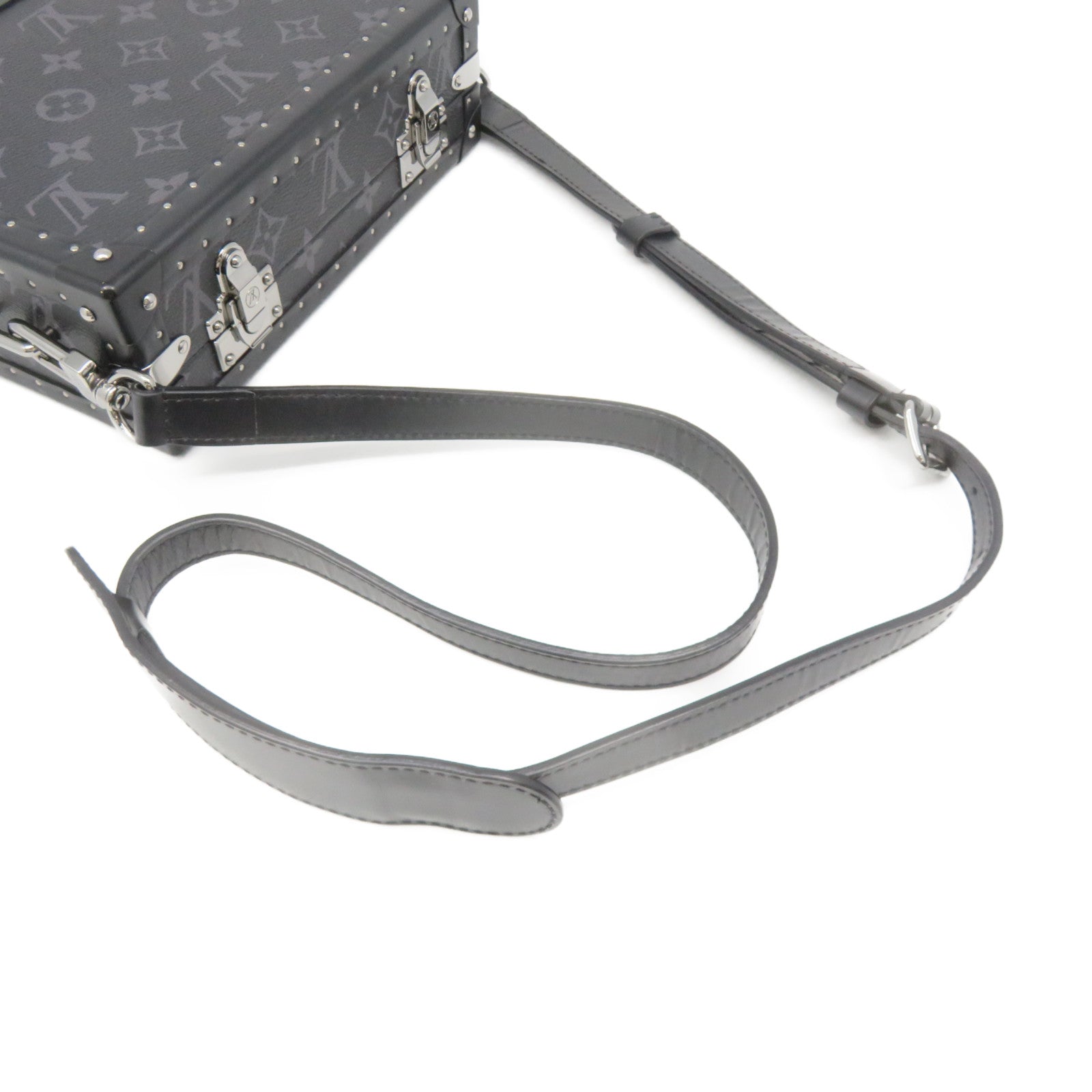 LOUIS VUITTON Mono Eclipse Clutch Box Shoulder Bag肩背袋黑色
