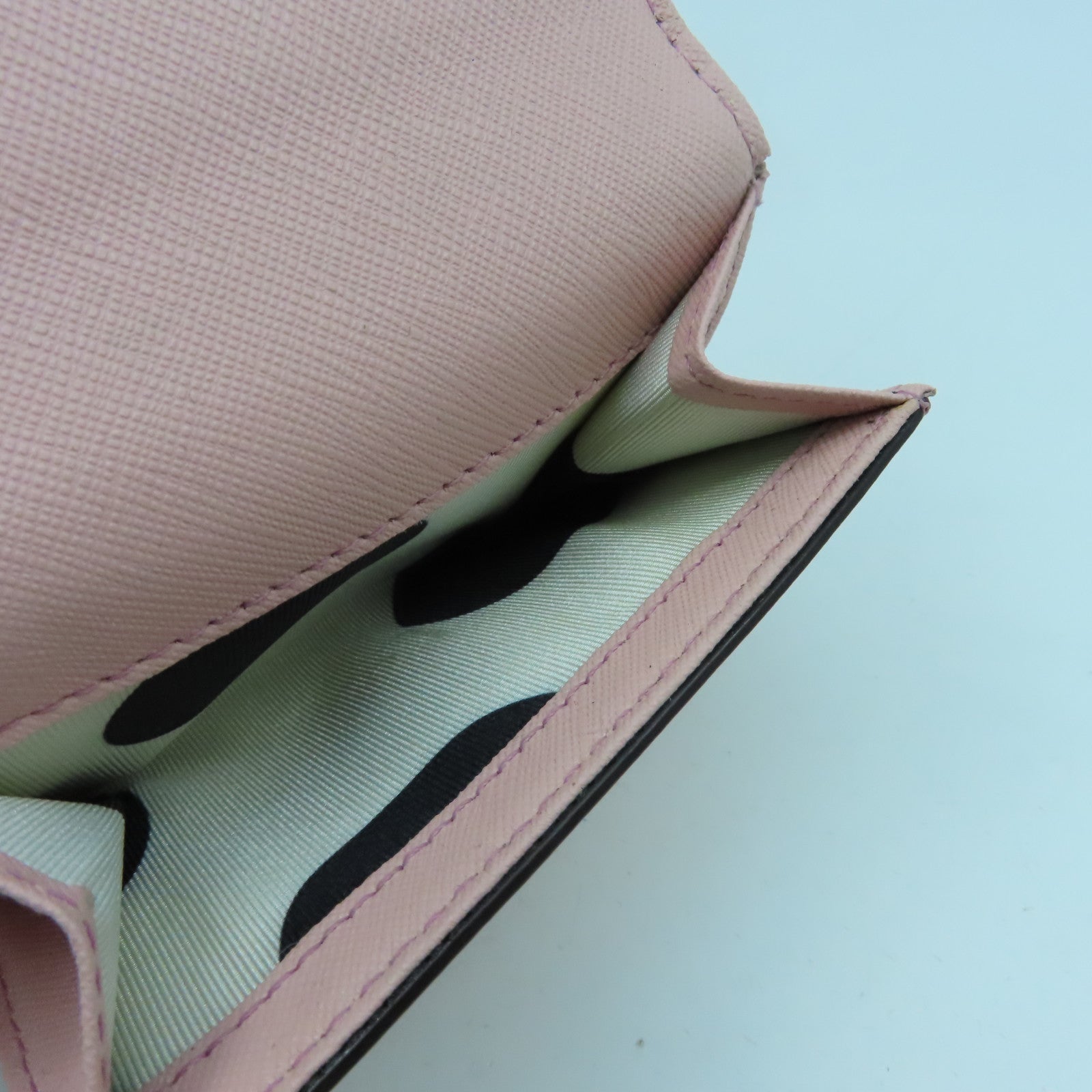 Kate Spade 牛皮皮革Wallet金扣錢包粉紅色
