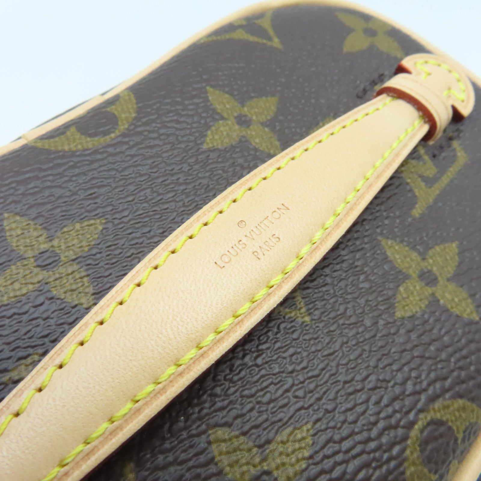 LOUIS VUITTON Monogram Nice Nano Toiletry Pouch金扣手拿包啡色