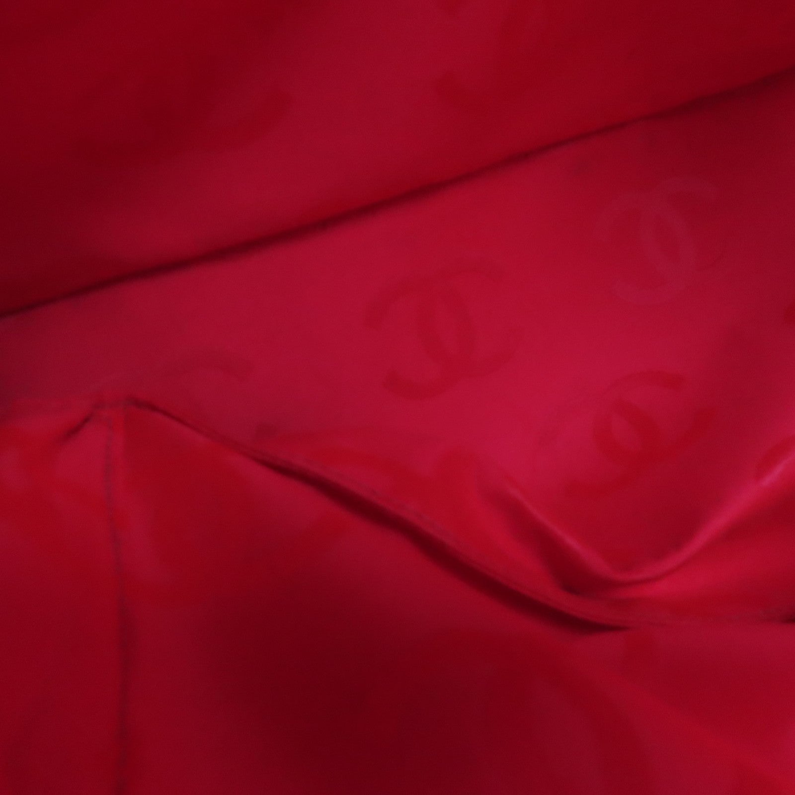 CHANEL 菱格牛皮皮革Cambon手挽袋银扣黑色