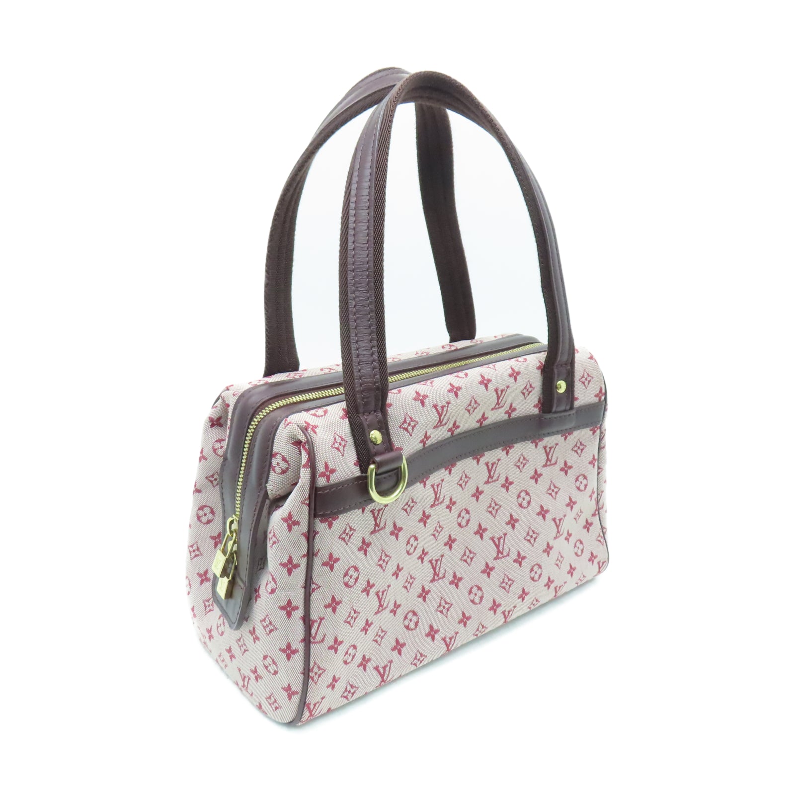 LOUIS VUITTON Mono-mini Josephine PM金扣肩背袋紅色