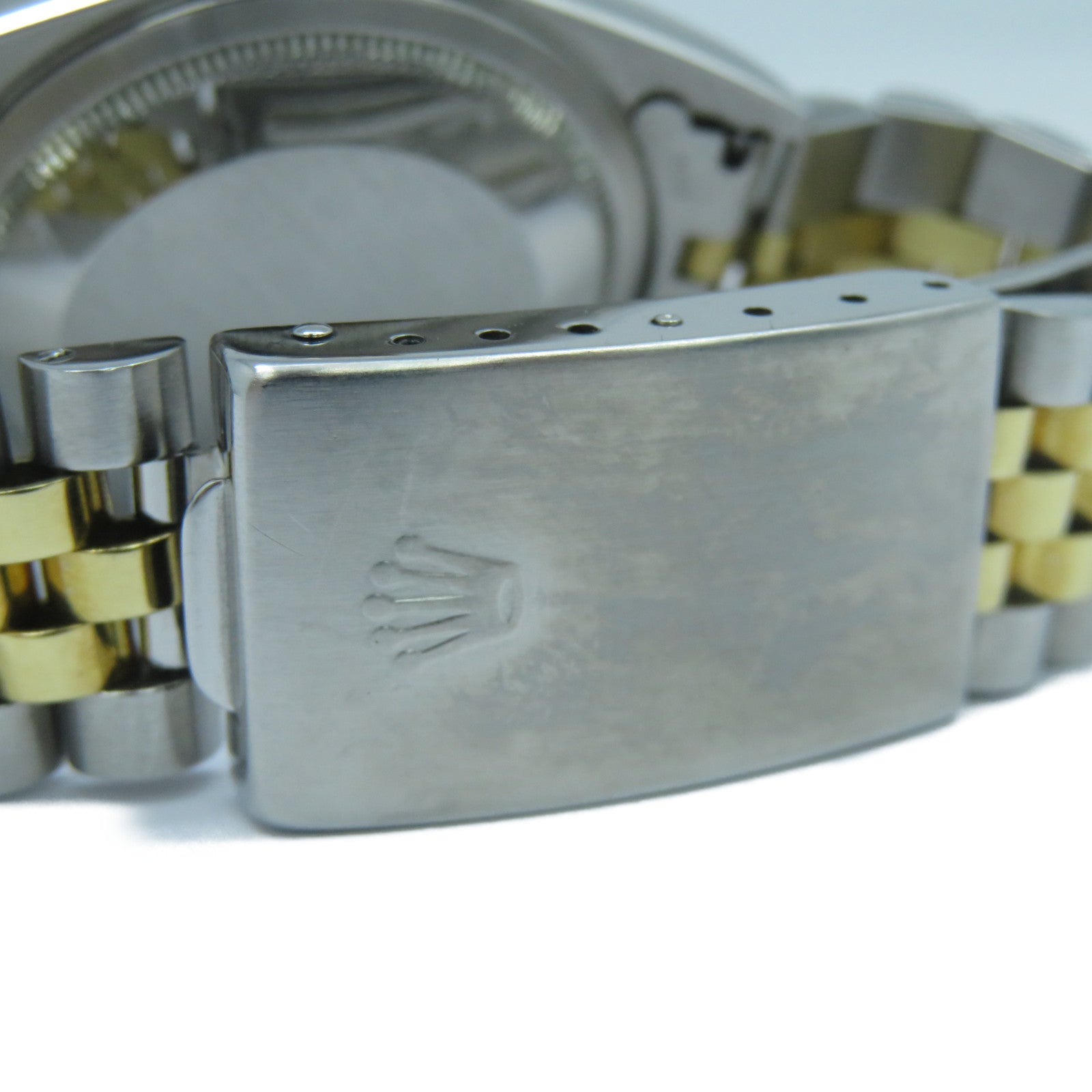 ROLEX 18K黃金Datejust 36mm不鏽鋼手錶自動機芯黑色