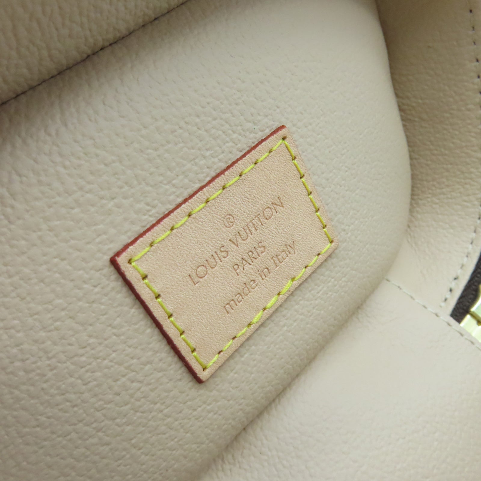 LOUIS VUITTON Monogram Nice Nano Toiletry Pouch金扣手拿包啡色
