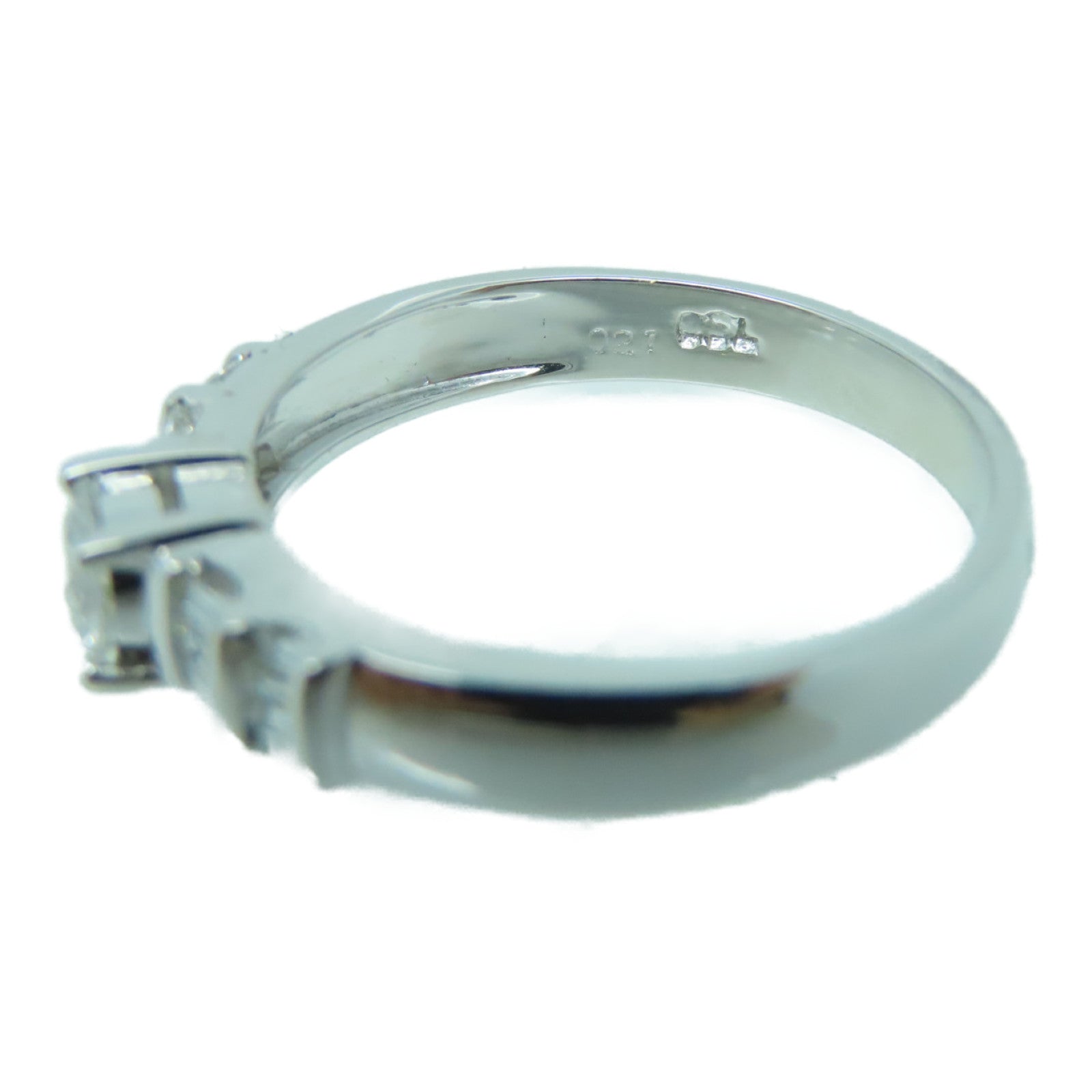 JEWELRY 18K White Gold Diamond Ring0.25ct Diamond Ring US#6.5