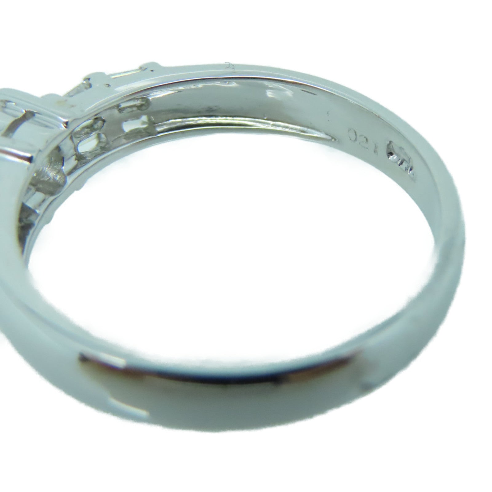 JEWELRY 18K White Gold Diamond Ring0.25ct Diamond Ring US#6.5