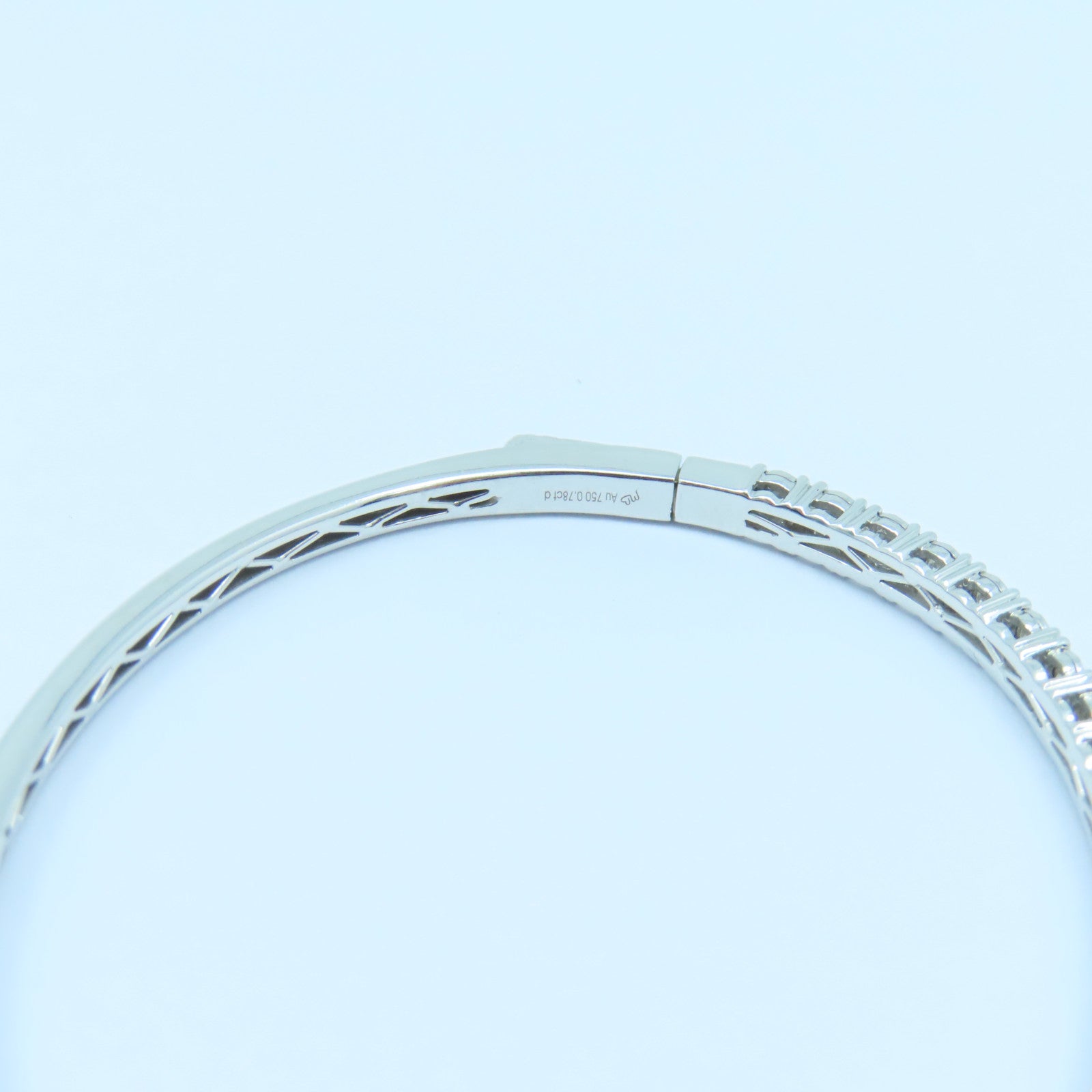 JEWELRY 18K白金Diamond Bracelet0.78ct鑽石手鐲
