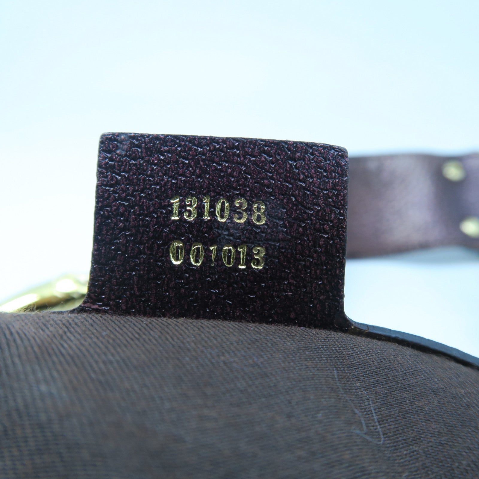 GUCCI 帆布Shoulder Bag金扣肩背袋啡色