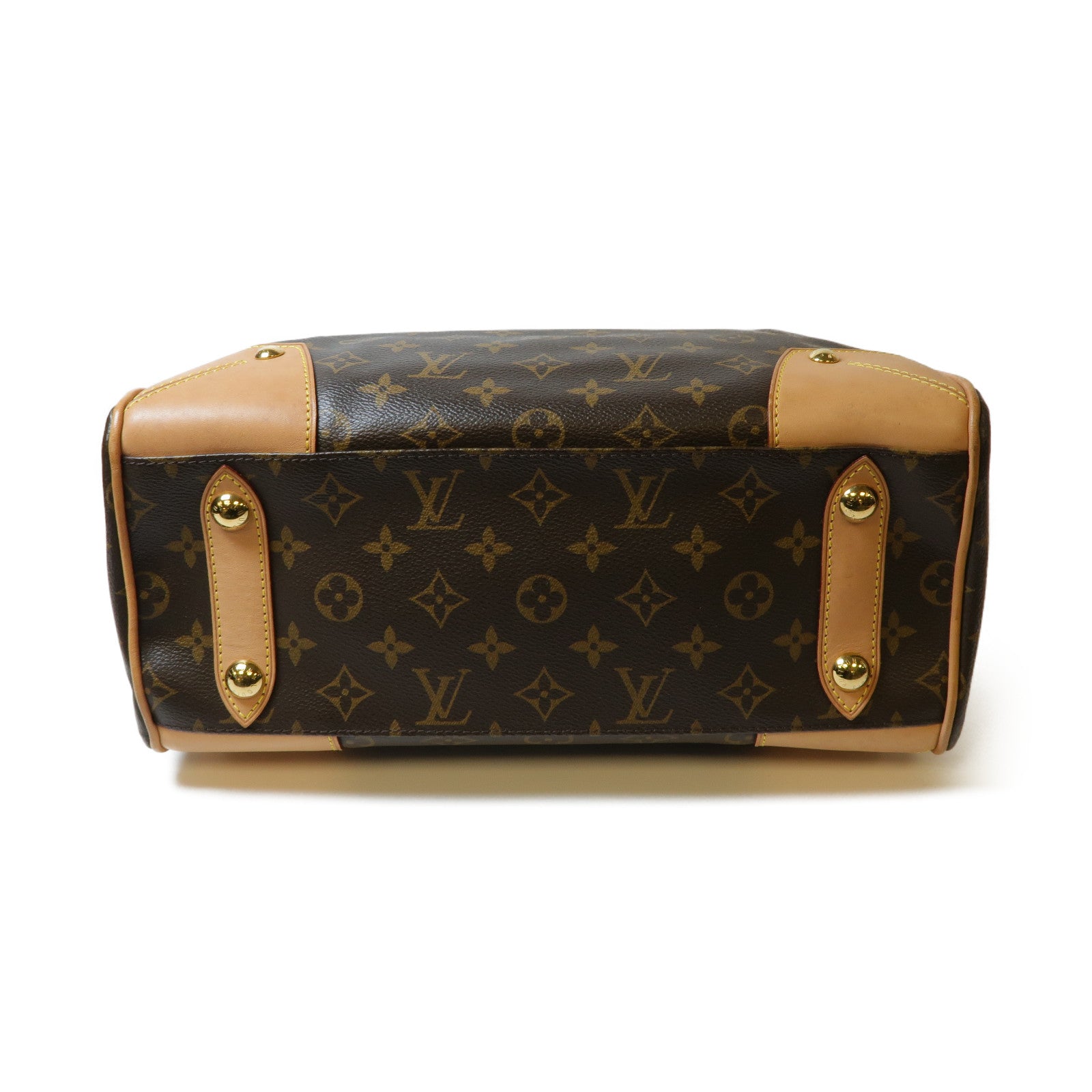 LOUIS VUITTON Monogram Retiro金扣手挽肩背兩用袋啡色