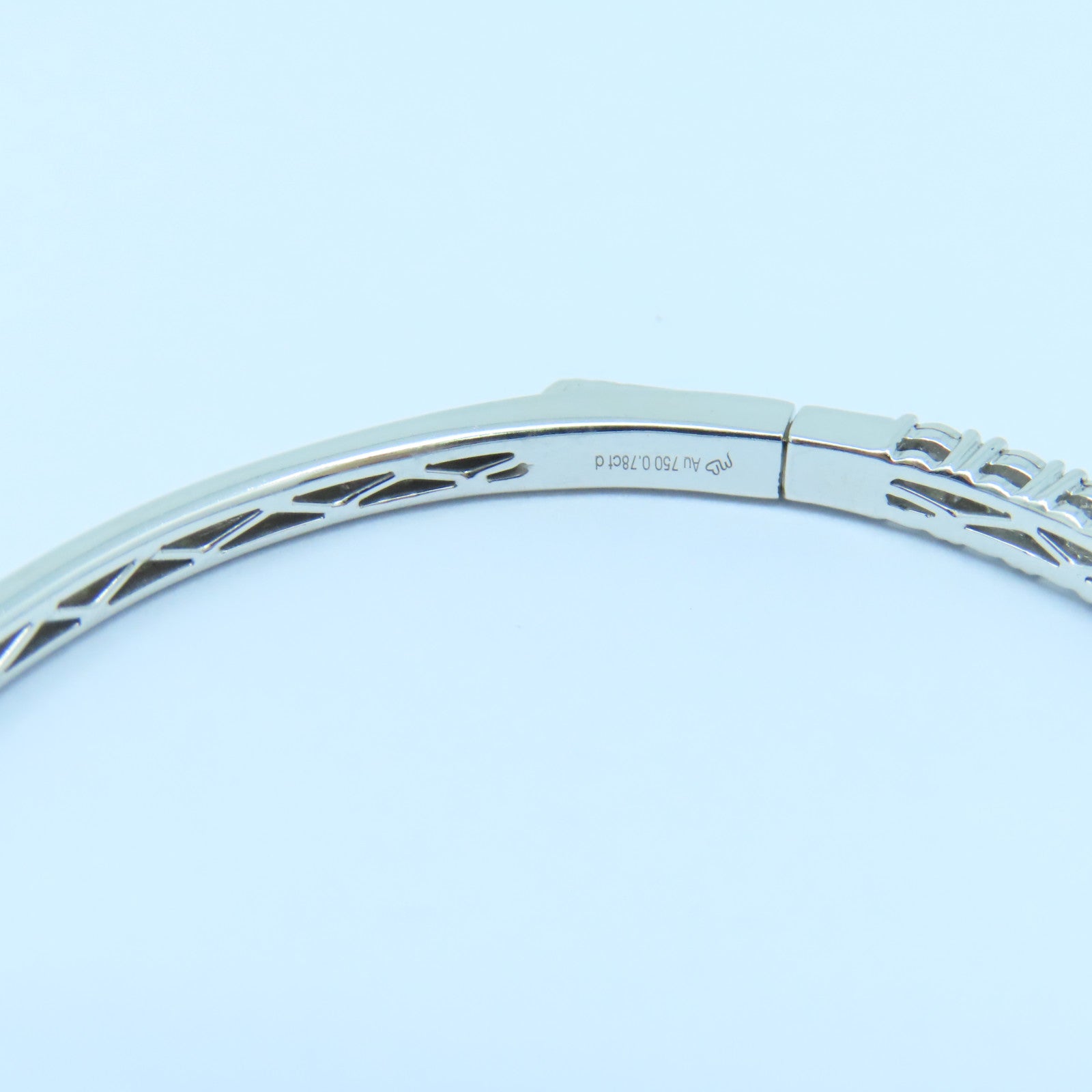 JEWELRY 18K白金Diamond Bracelet0.78ct鑽石手鐲