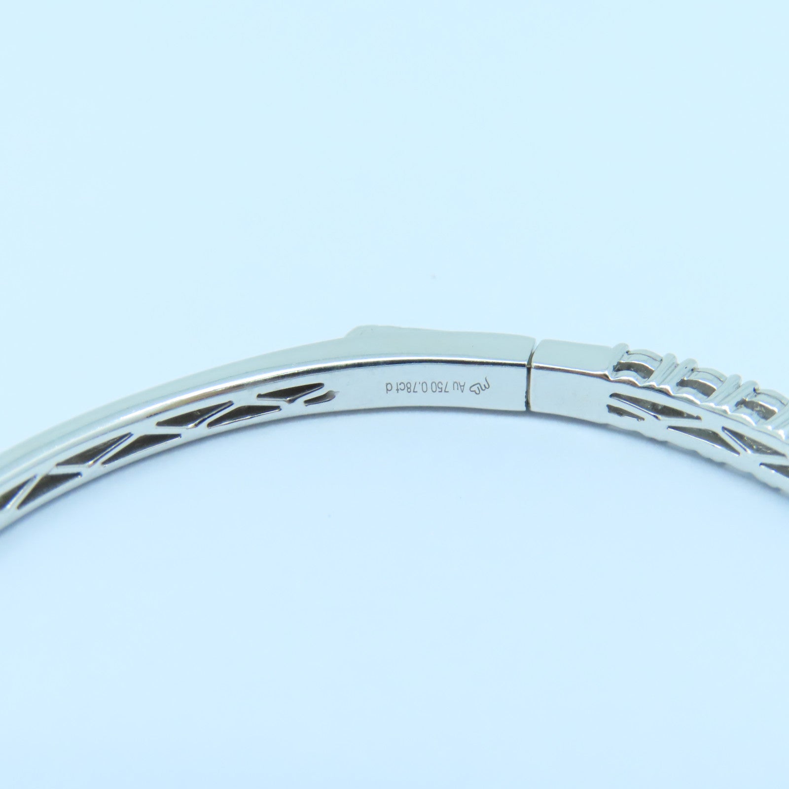 JEWELRY 18K白金Diamond Bracelet0.78ct鑽石手鐲