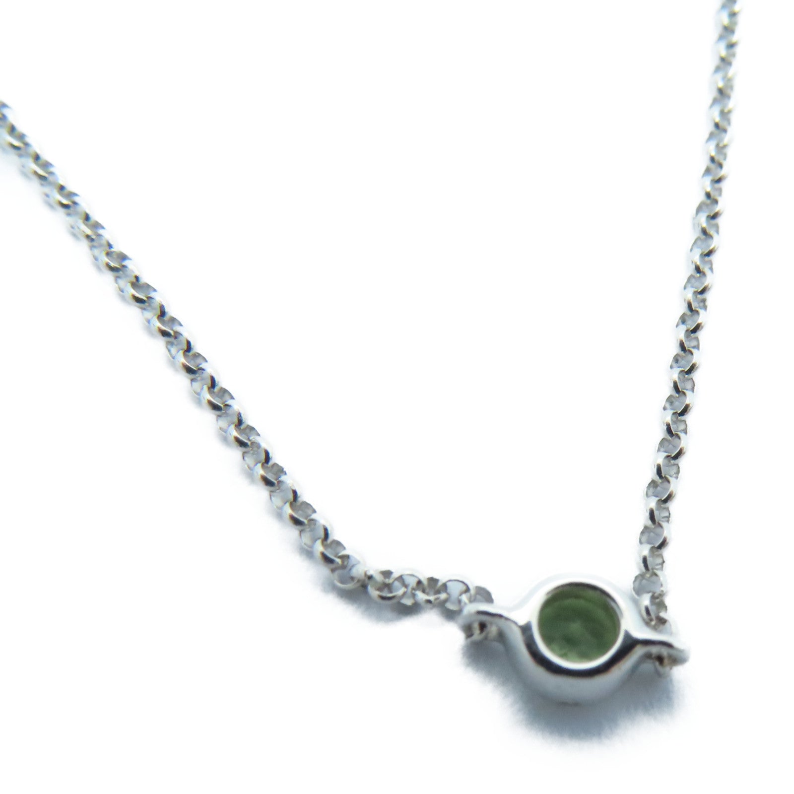 JEWELRY 【激减优惠】18K白金0.08ct Peridot Bracelet橄榄石手链