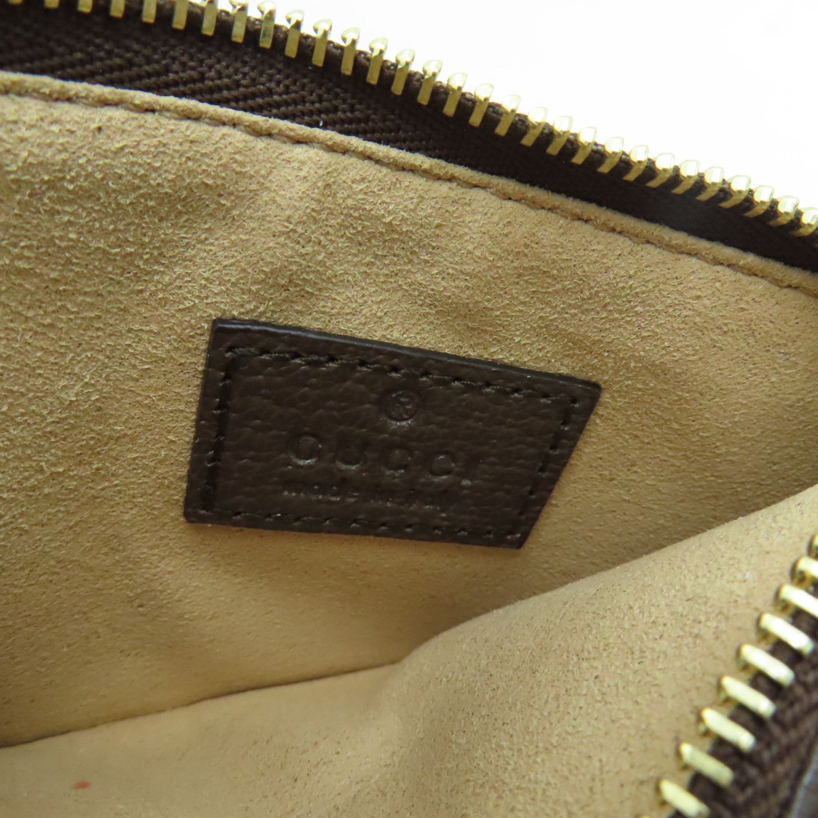 GUCCI 塗層帆布Ophidia GG Card Case金扣卡片套啡色