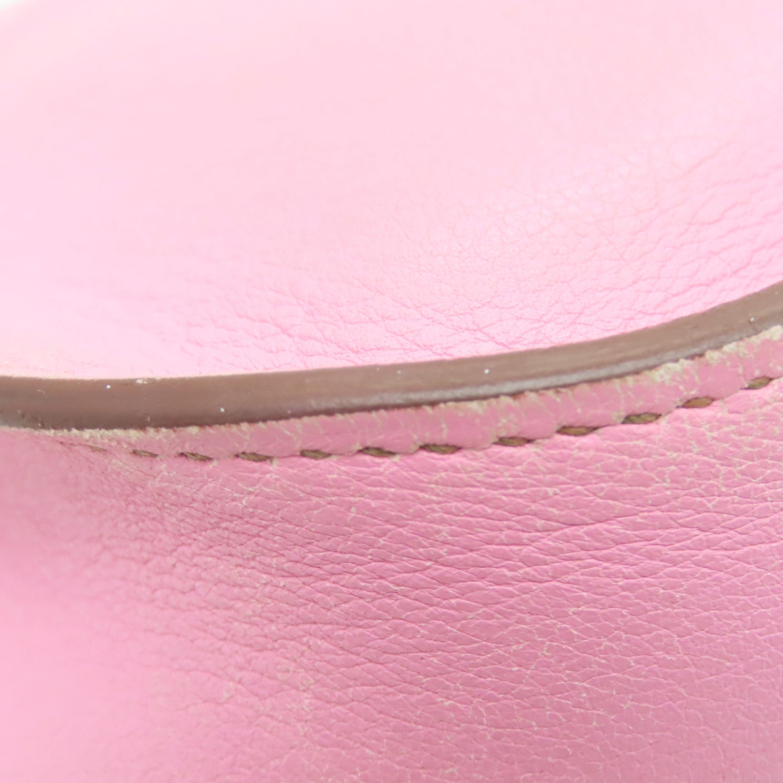 HERMES Swift皮革Jypsiere 28銀扣肩背袋Rose Confetti粉紅色