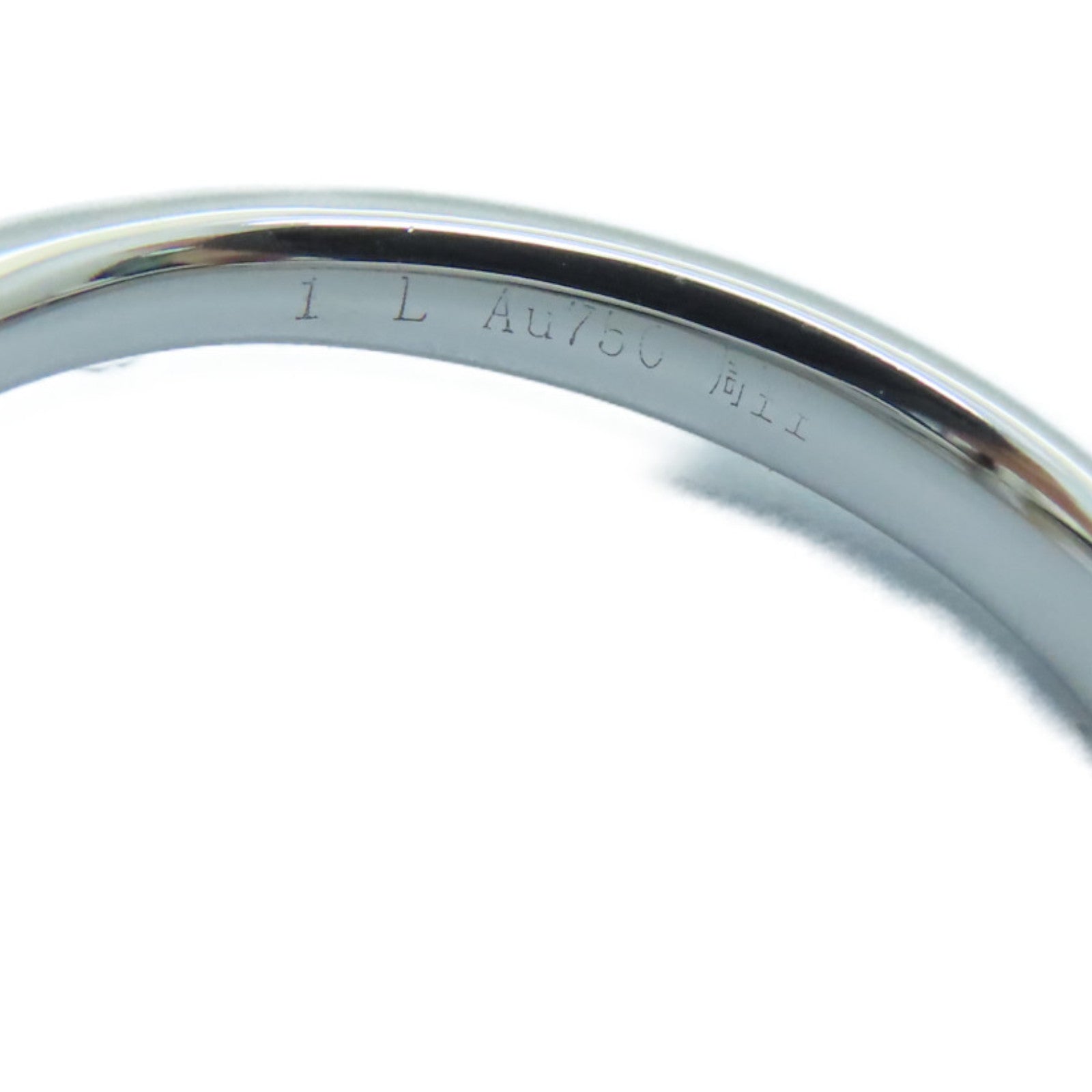 JEWELRY 18K白金Pearl Ring珍珠戒指US#5