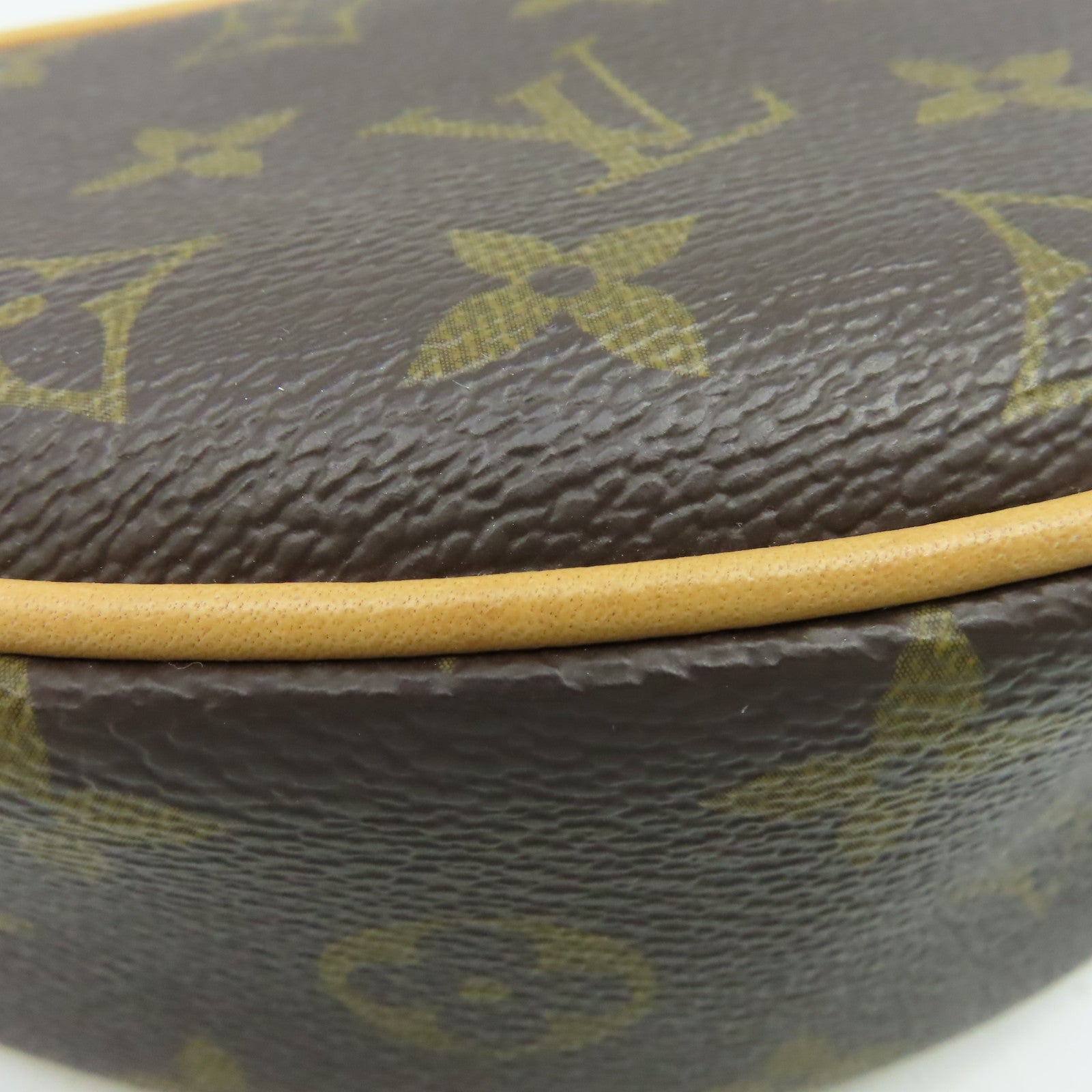 LOUIS VUITTON Monogram Loop Shoulder Bag金扣鏈帶手挽肩背兩用袋啡色