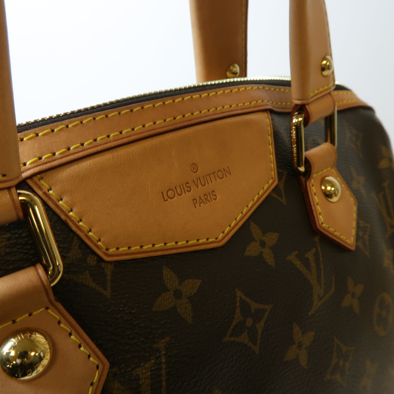 LOUIS VUITTON Monogram Retiro金扣手挽肩背兩用袋啡色