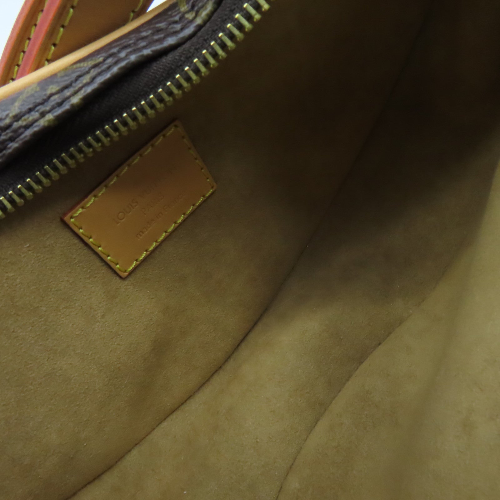 LOUIS VUITTON Monogram Loop Shoulder Bag金扣鏈帶手挽肩背兩用袋啡色