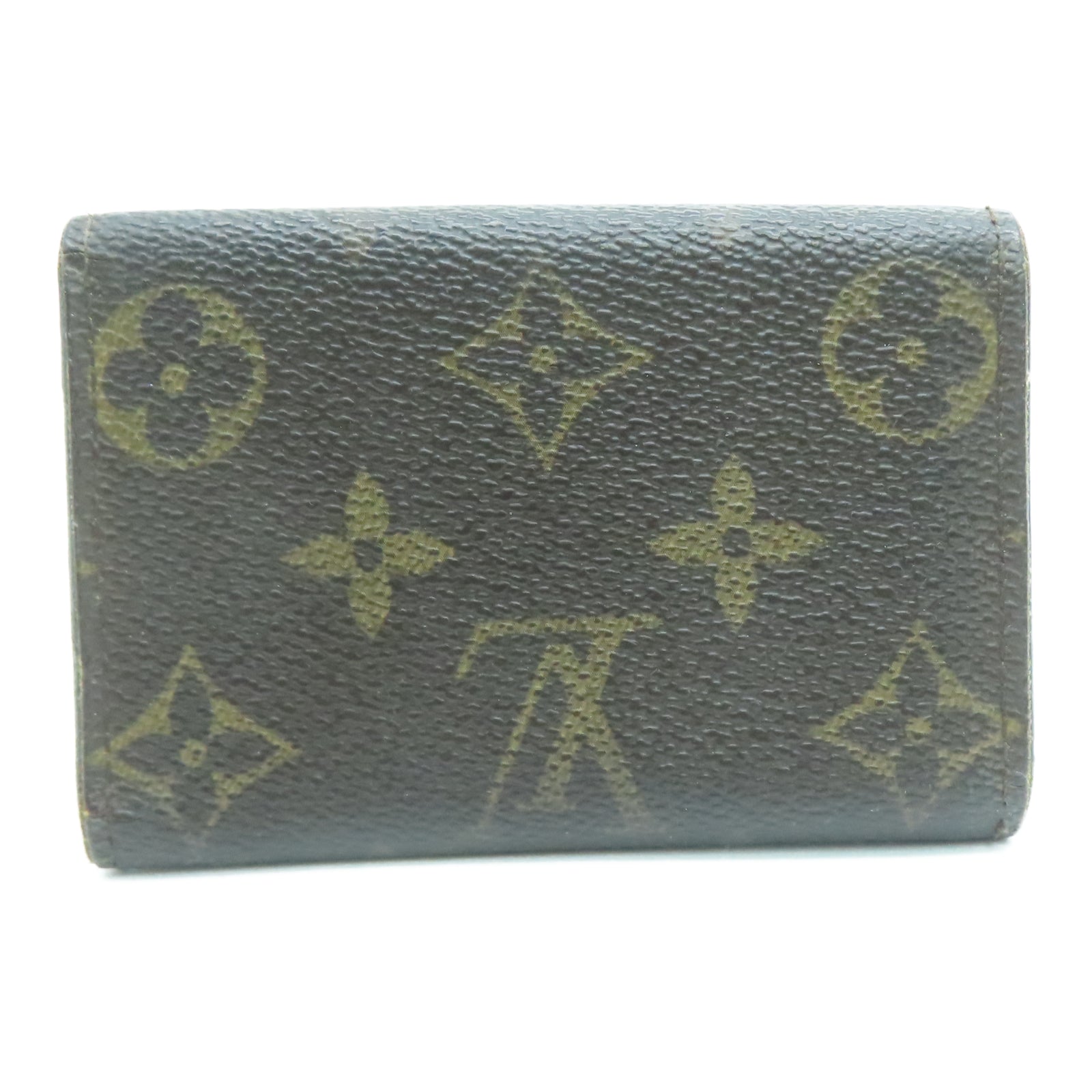 LOUIS VUITTON Monogram 6 Key Holder金扣锁匙包棕色