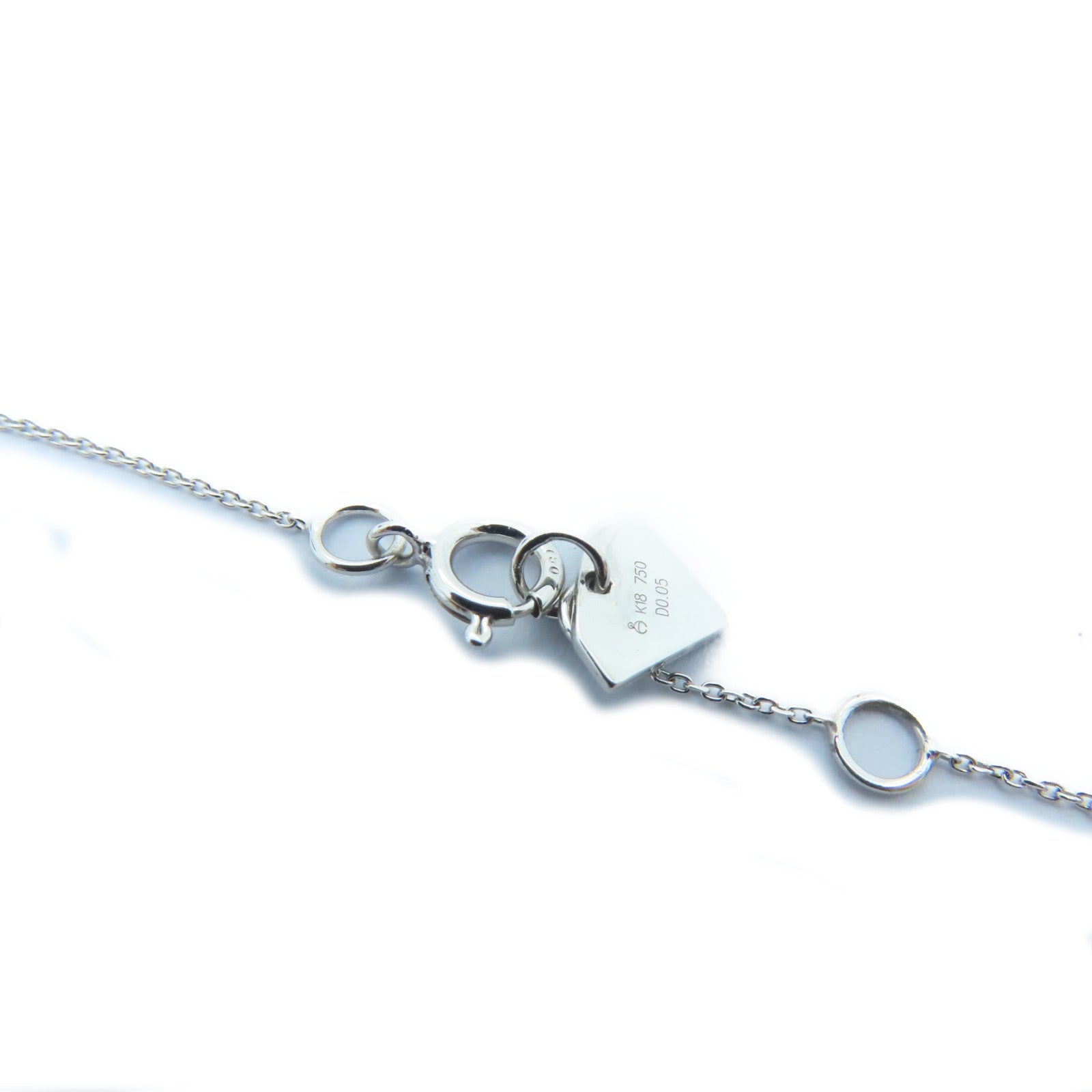 JEWELRY 【激减优惠】18K白金0.05ct Diamond Bracelet钻石手链