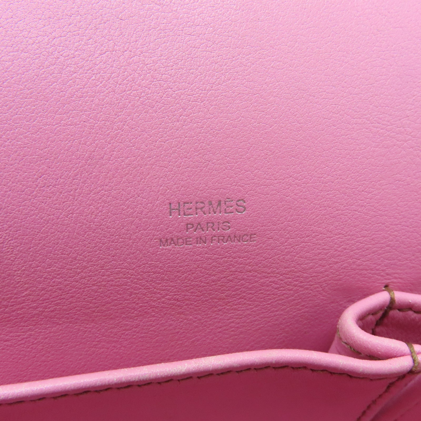 HERMES Swift皮革Jypsiere 28銀扣肩背袋Rose Confetti粉紅色
