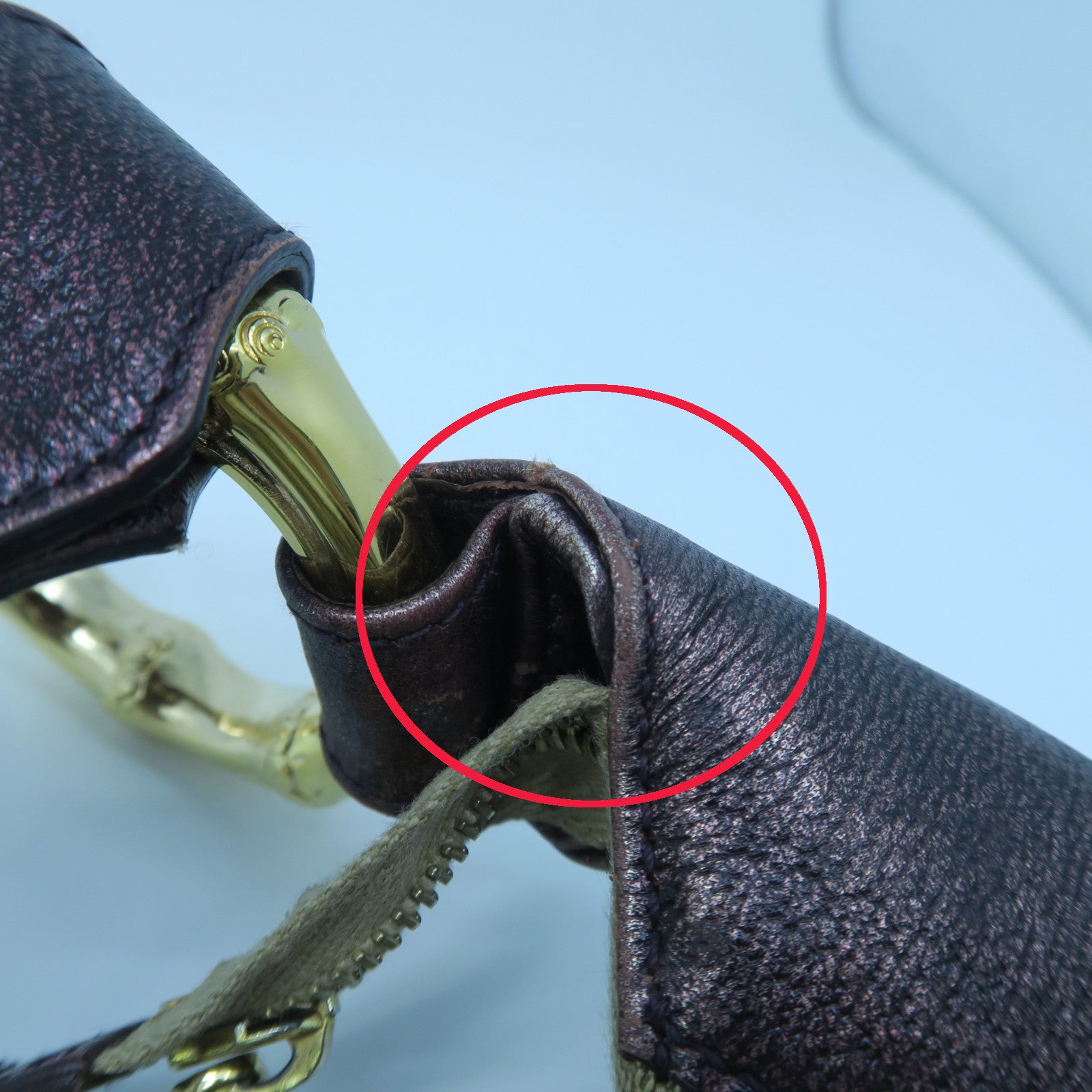 GUCCI 帆布Shoulder Bag金扣肩背袋啡色