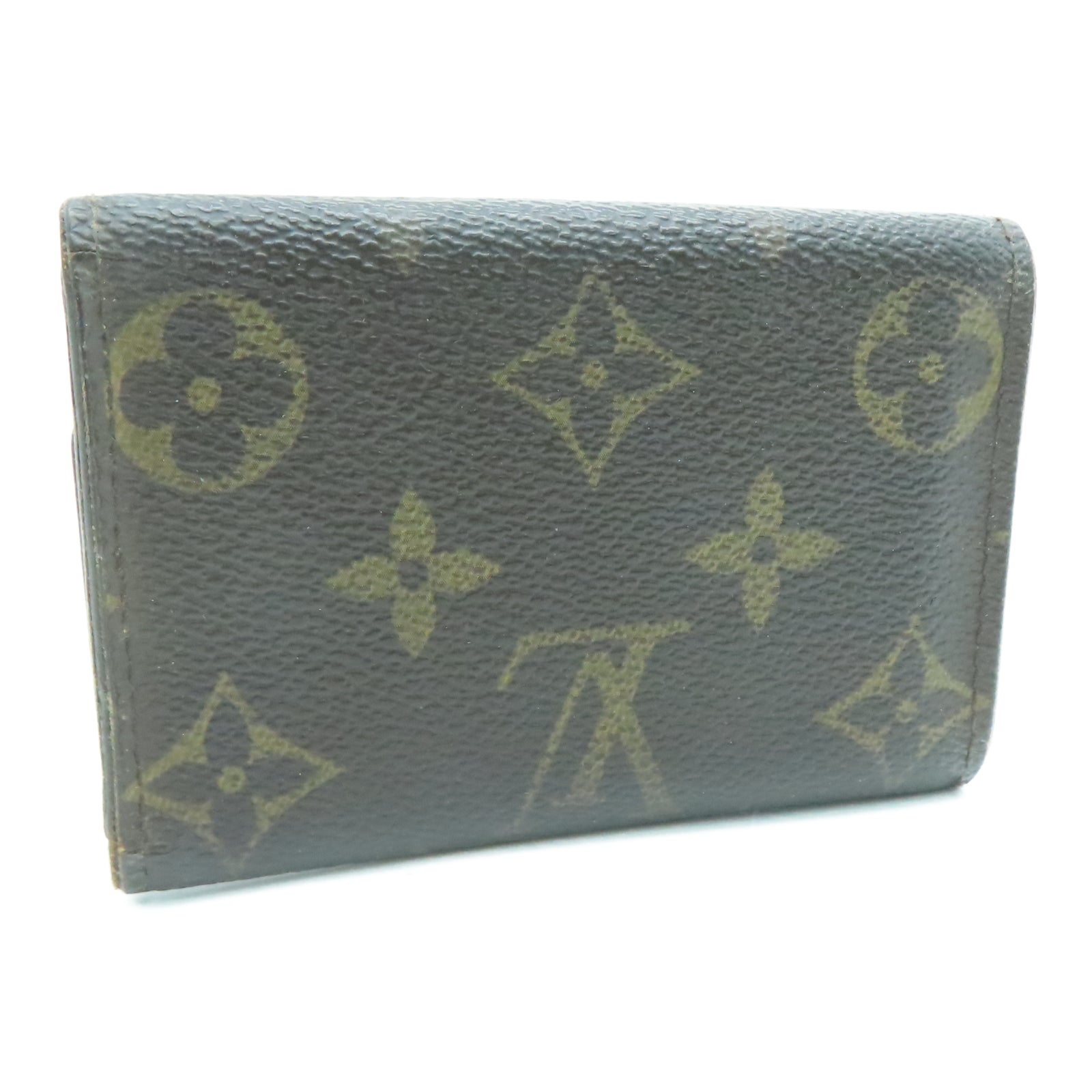 LOUIS VUITTON Monogram 6 Key Holder金扣锁匙包棕色