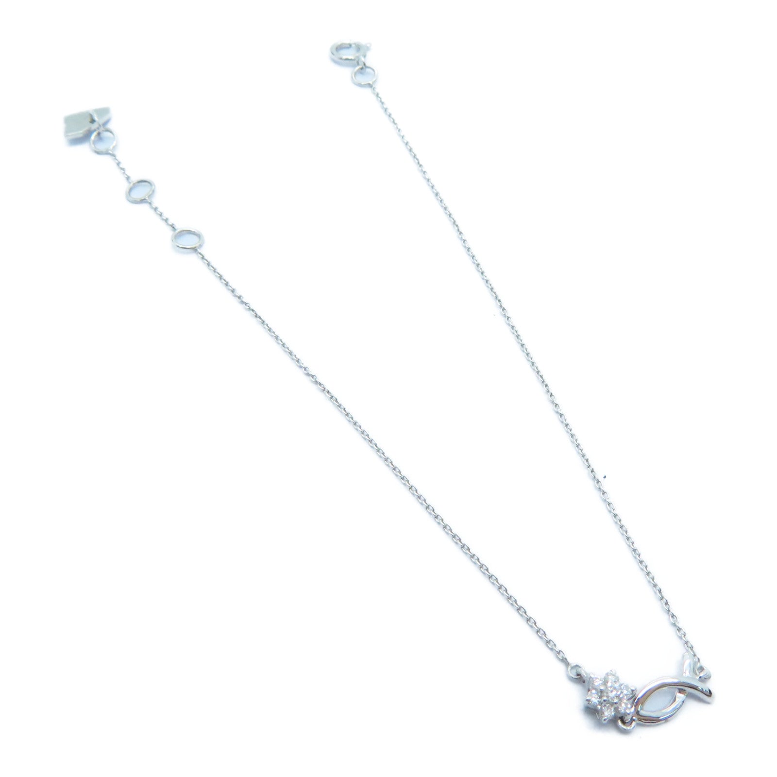 JEWELRY 【激减优惠】18K白金0.05ct Diamond Bracelet钻石手链