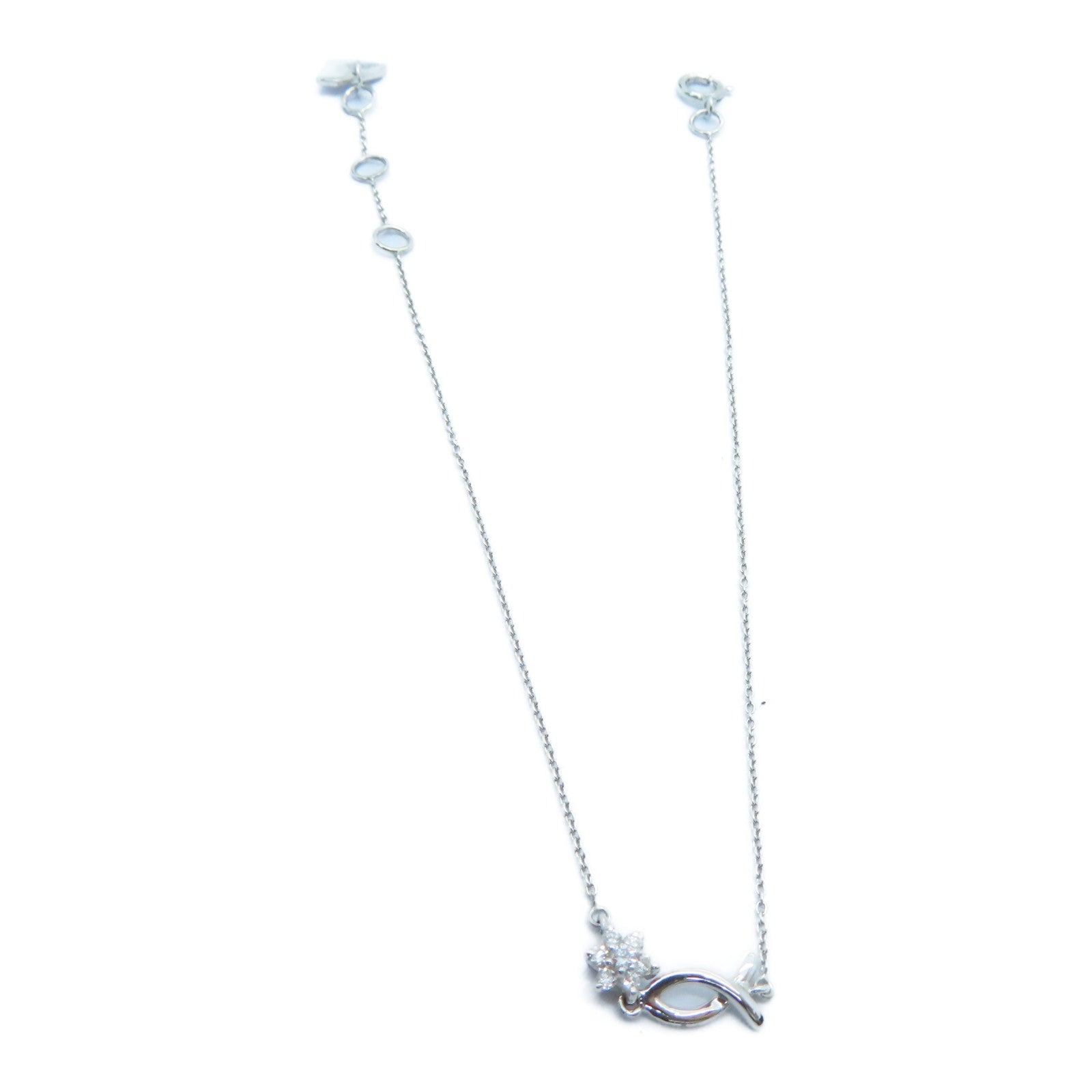 JEWELRY 【激减优惠】18K白金0.05ct Diamond Bracelet钻石手链
