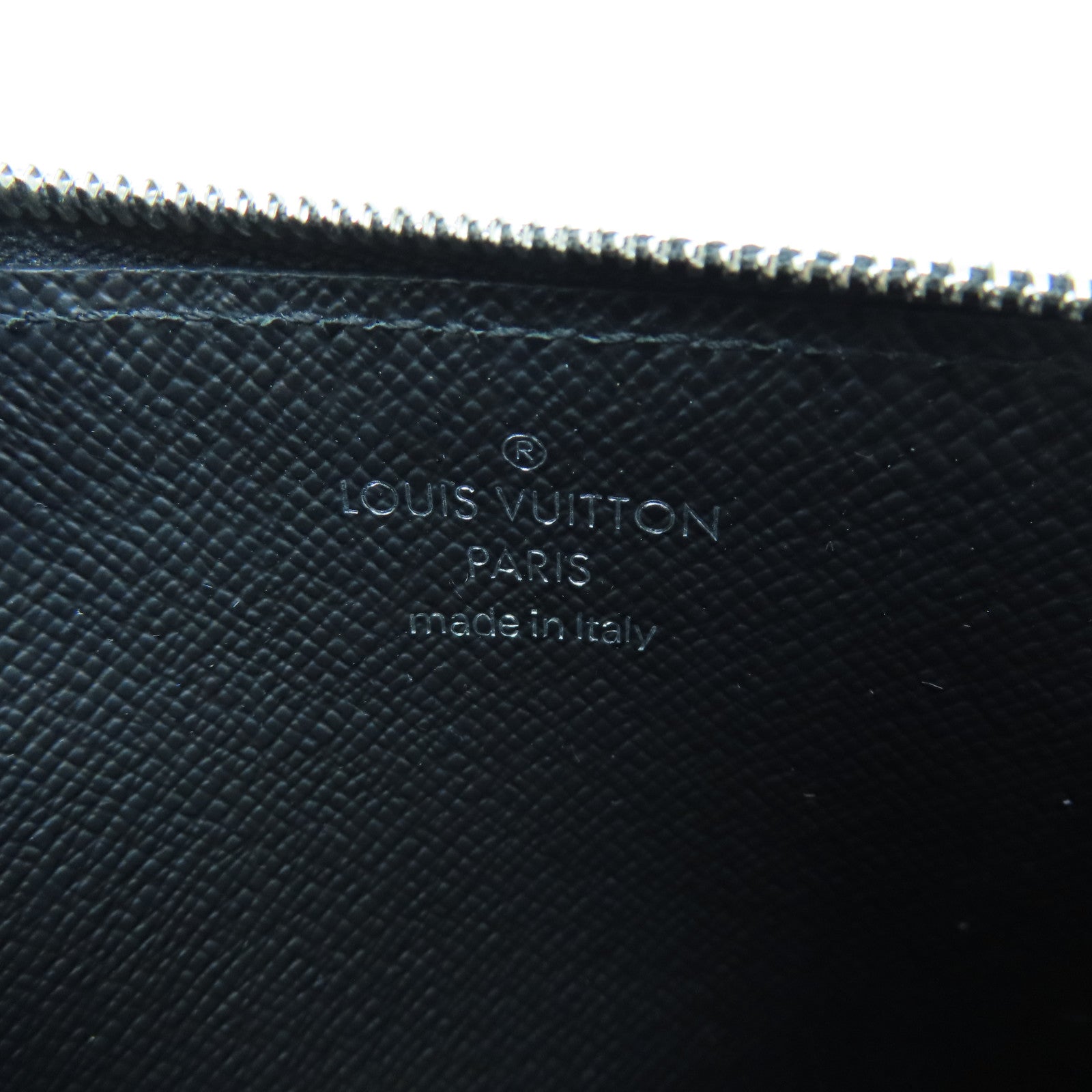 LOUIS VUITTON Monogram Eclipse Card Case银扣卡片套黑色
