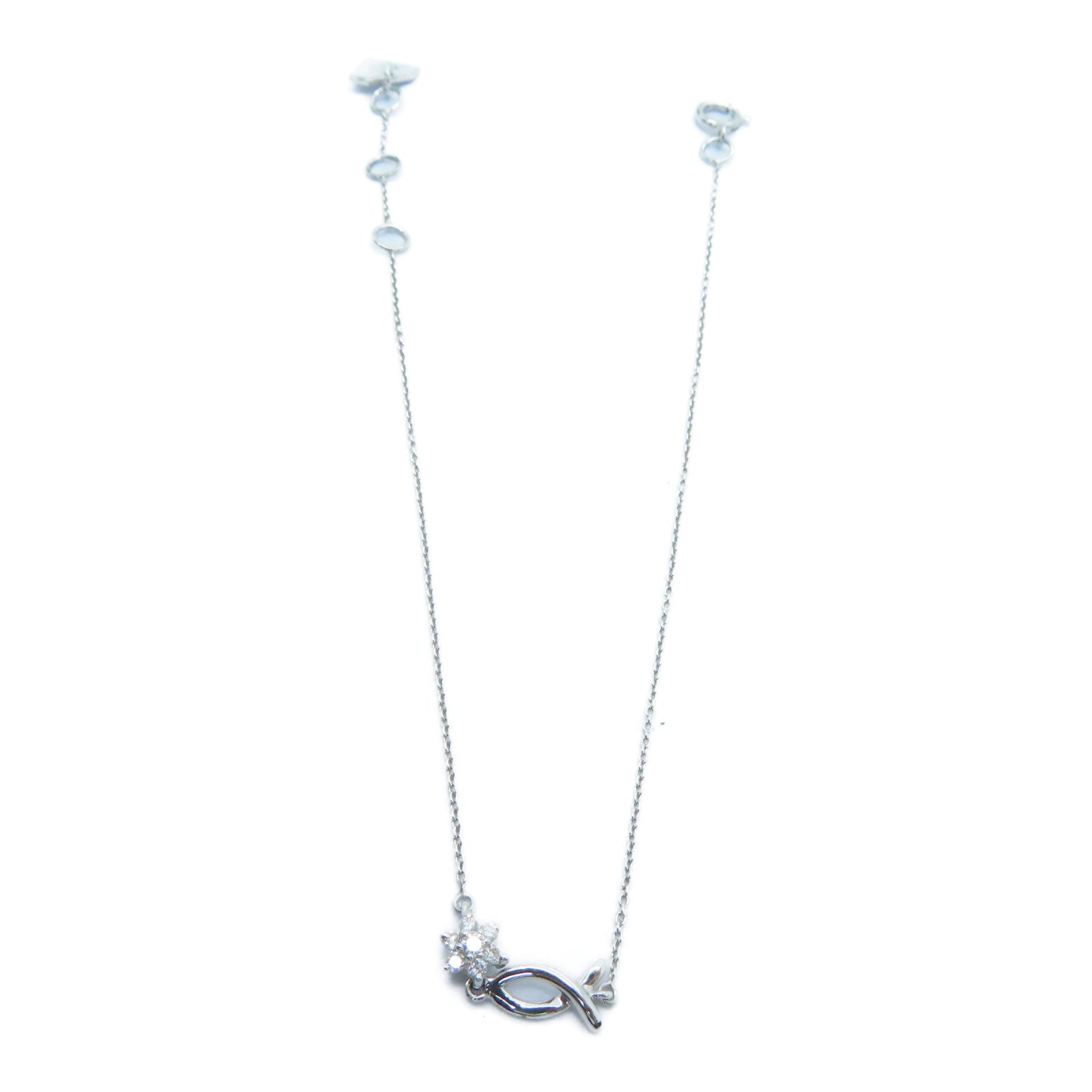 JEWELRY 【激减优惠】18K白金0.05ct Diamond Bracelet钻石手链