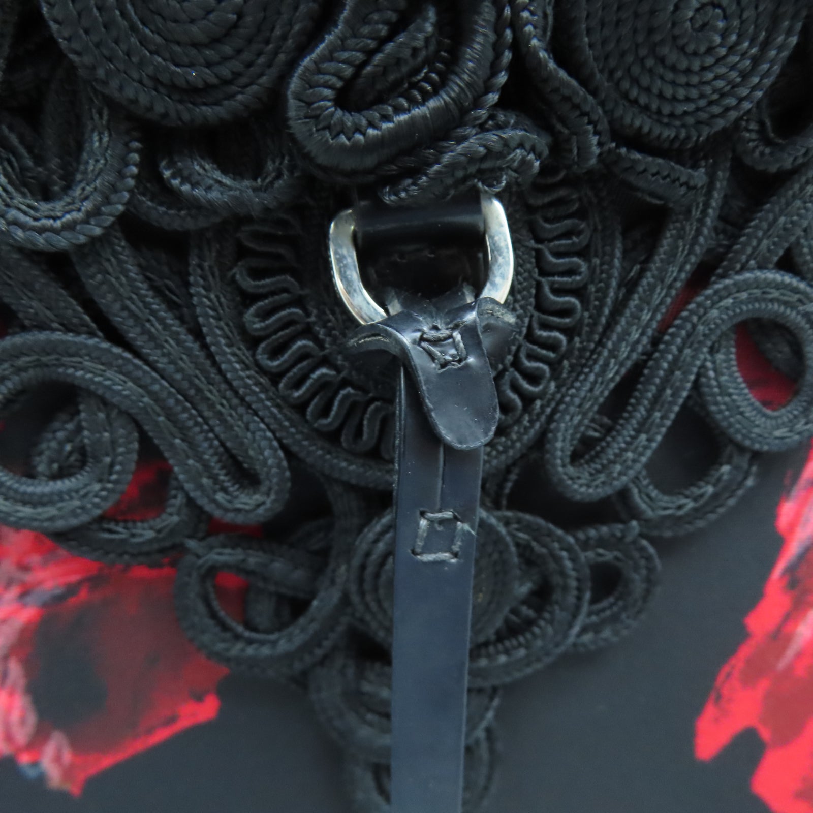 PRADA 尼龍Hand Bag銀扣手挽袋黑色