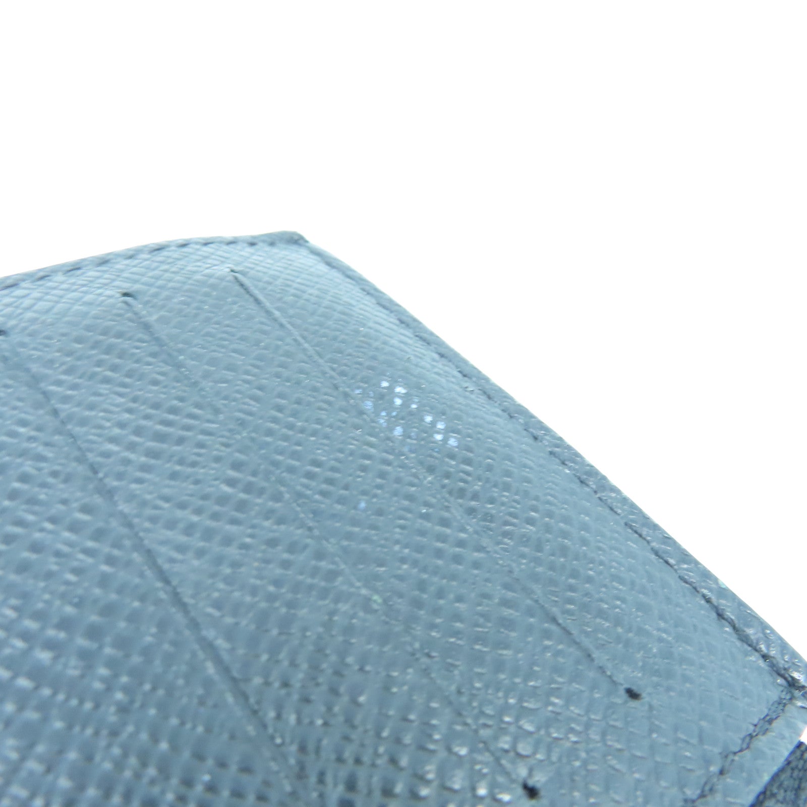 LOUIS VUITTON Monogram Eclipse Card Case银扣卡片套黑色