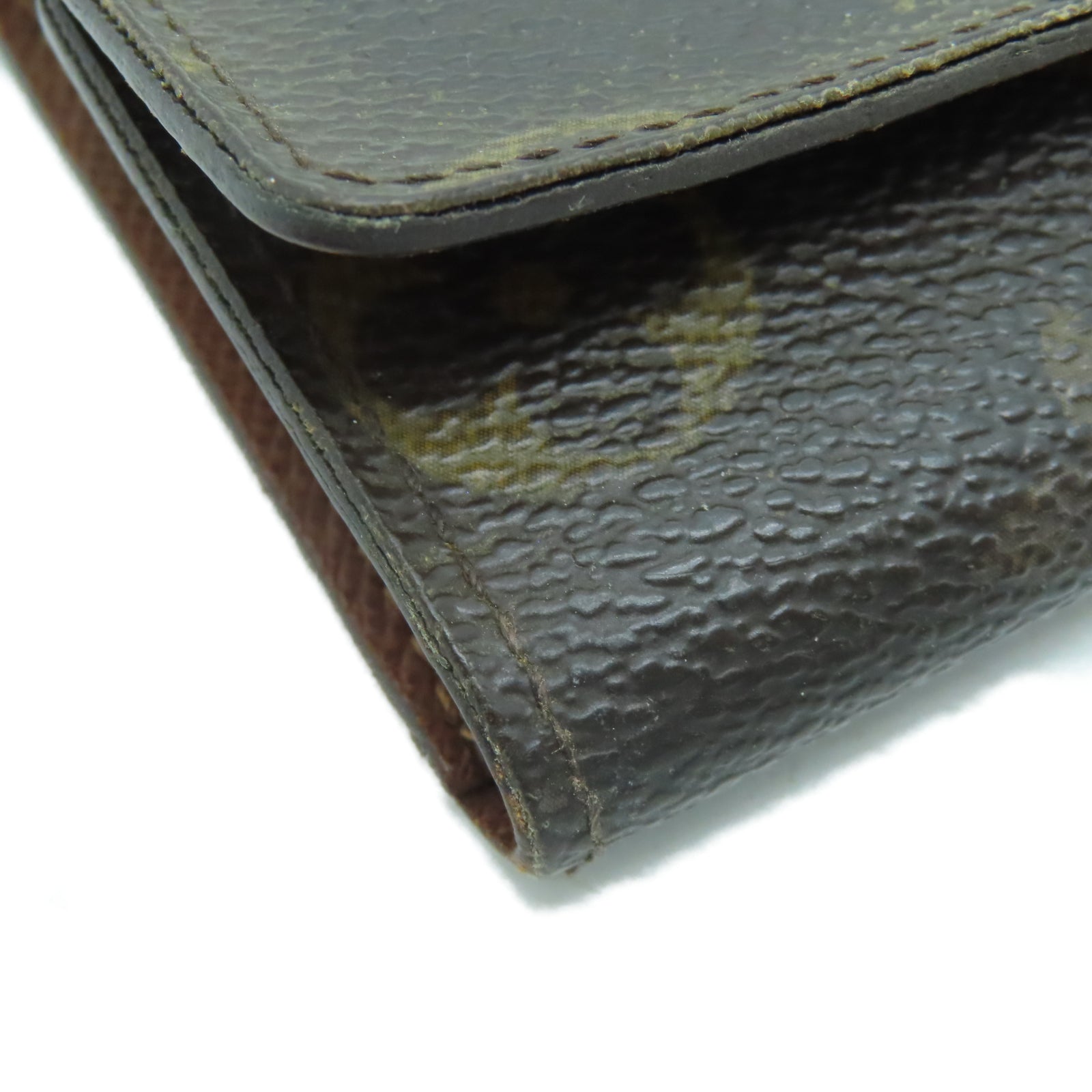 LOUIS VUITTON Monogram 6 Key Holder金扣锁匙包棕色