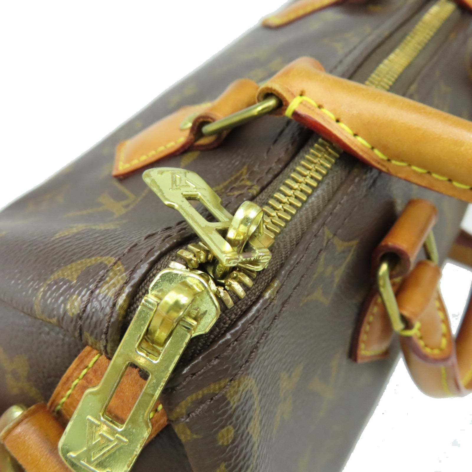 LOUIS VUITTON Monogram Speedy Bandouliere 25金扣手挽肩背兩用袋啡色