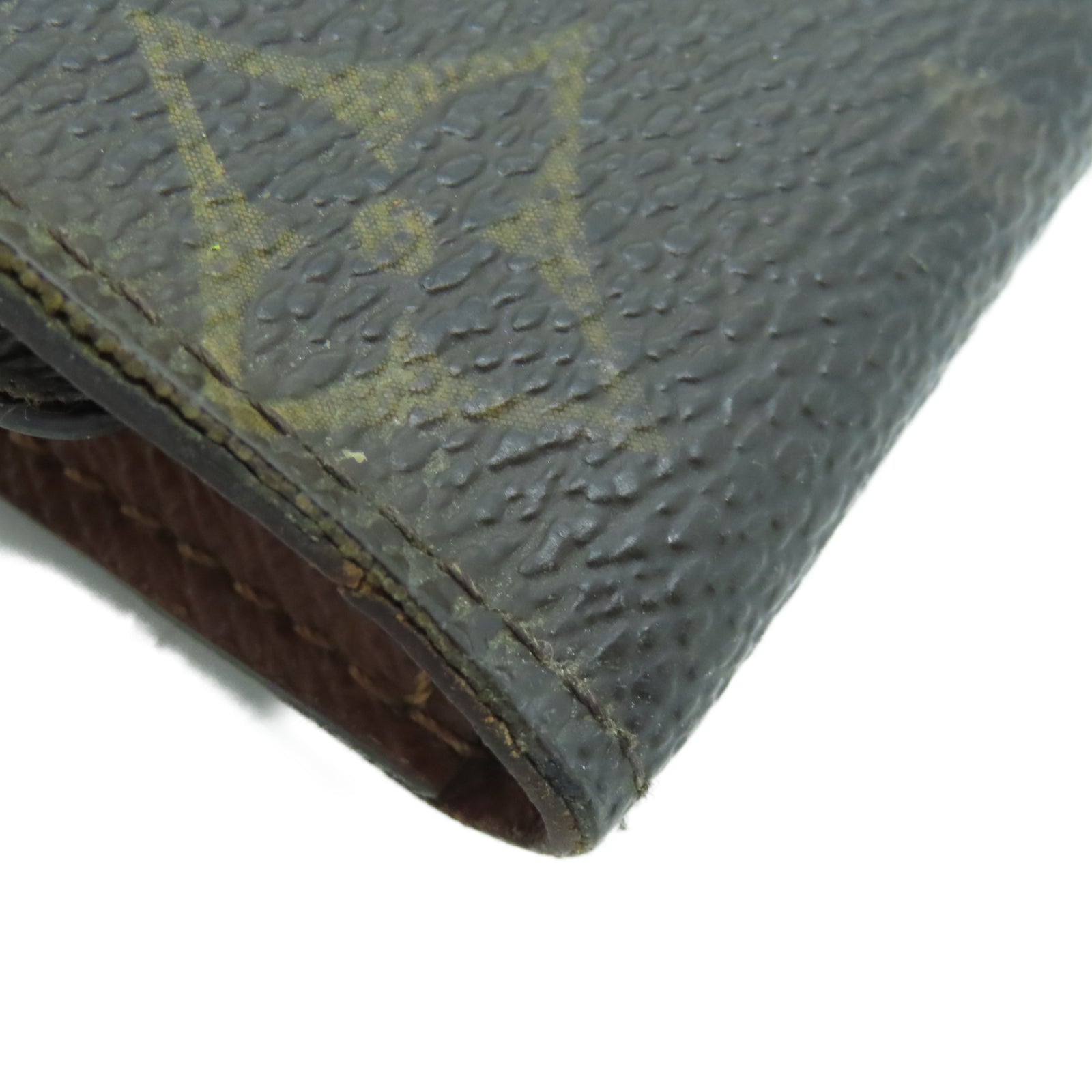 LOUIS VUITTON Monogram 6 Key Holder金扣锁匙包棕色