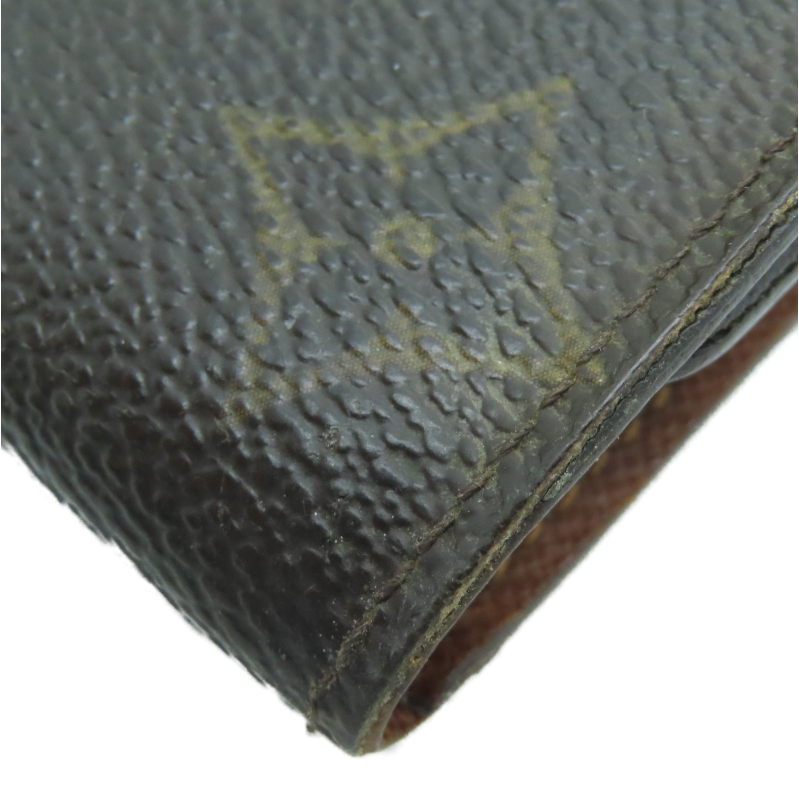 LOUIS VUITTON Monogram 6 Key Holder金扣锁匙包棕色