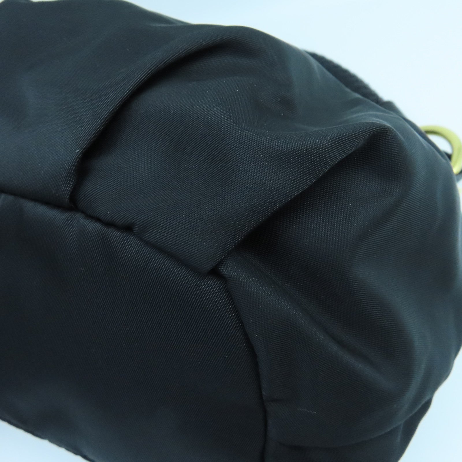 PRADA 尼龍Handbag金扣手挽袋黑色