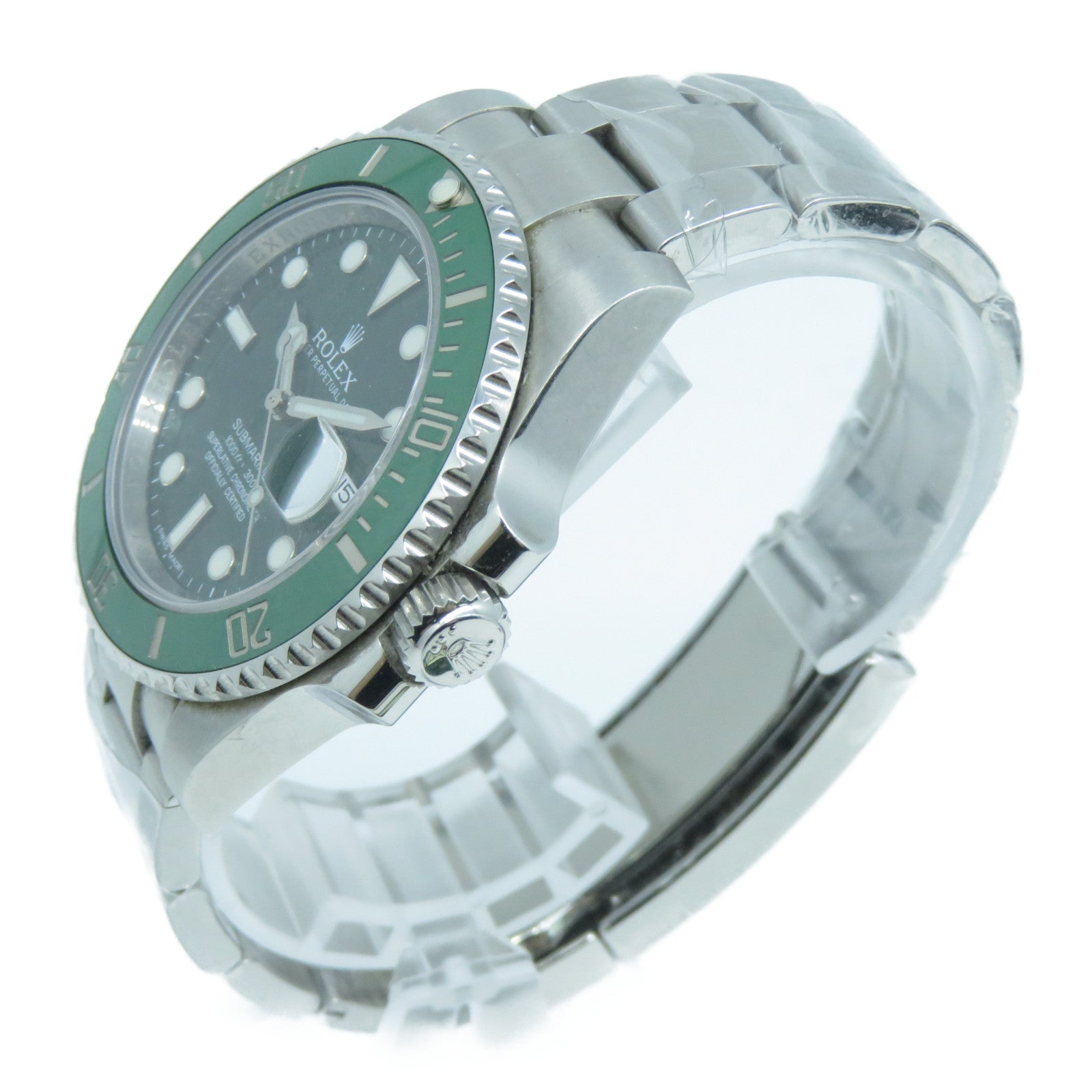 ROLEX Submariner不銹鋼自動機芯手錶綠色